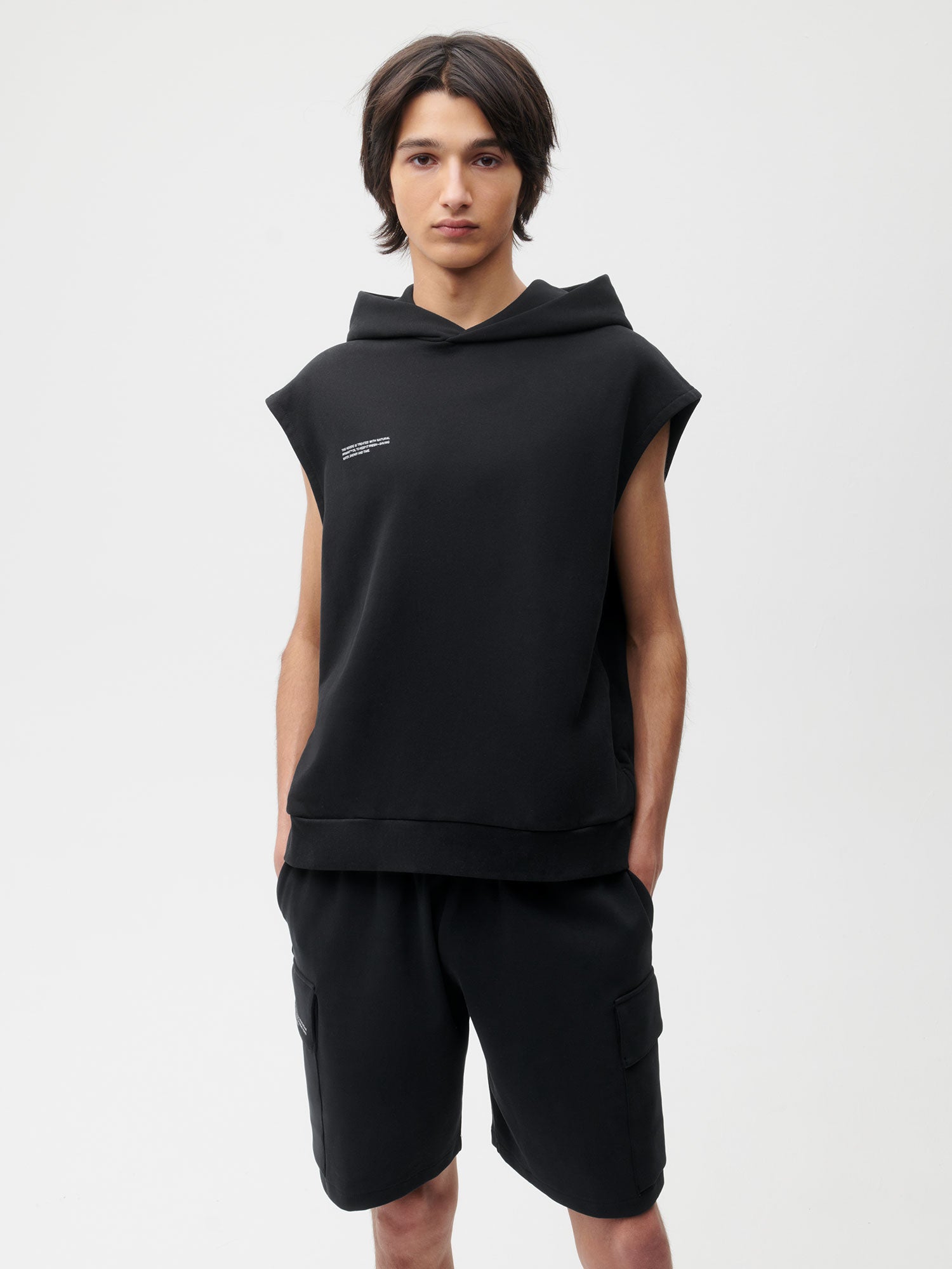 365 Sleeveless Hoodie Male