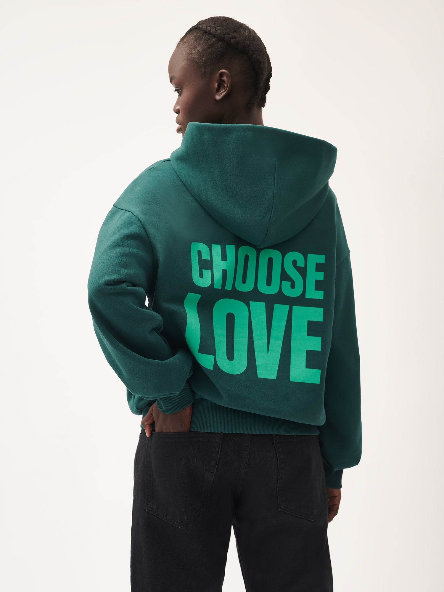 Choose_Love_Heavyweight_Hoodie_Foliage_Green_female-2