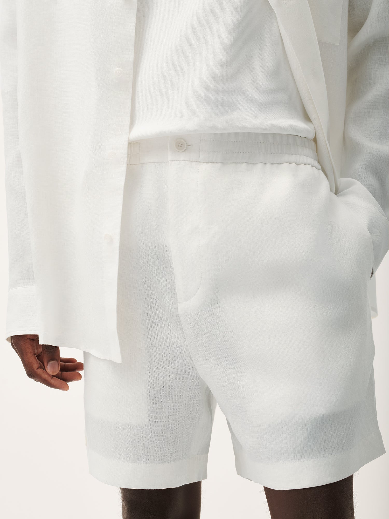 NA_Linen_Mid_Length_Shorts_Off_White_Male-3