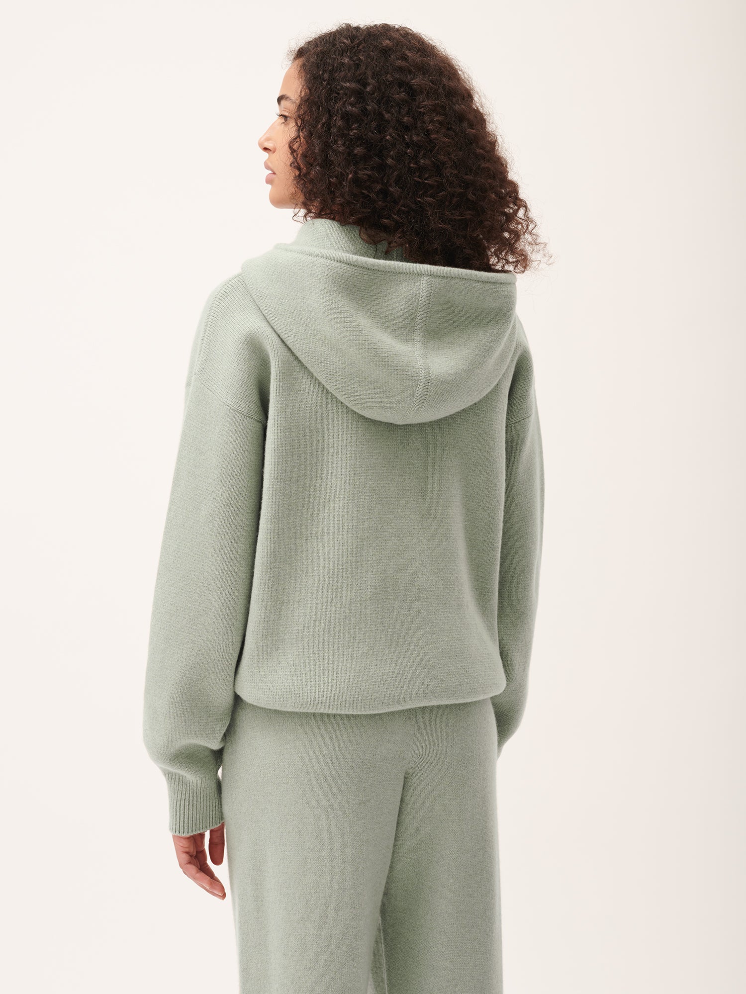 DNA_Recycled_Cashmere_Hoodie_Moss_Green_female