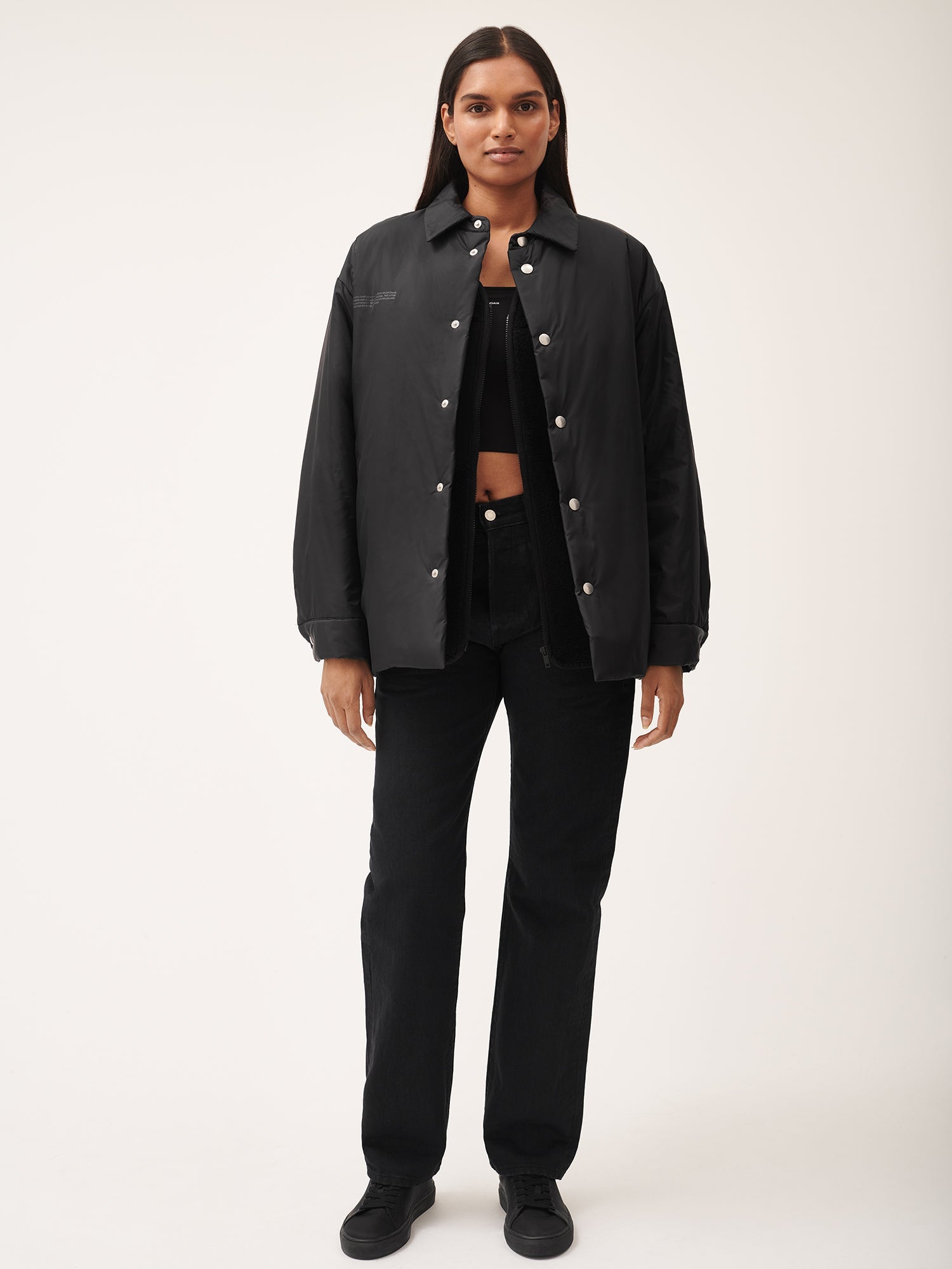 FLWRFLL_Unisex_Shirt_Black-female-4