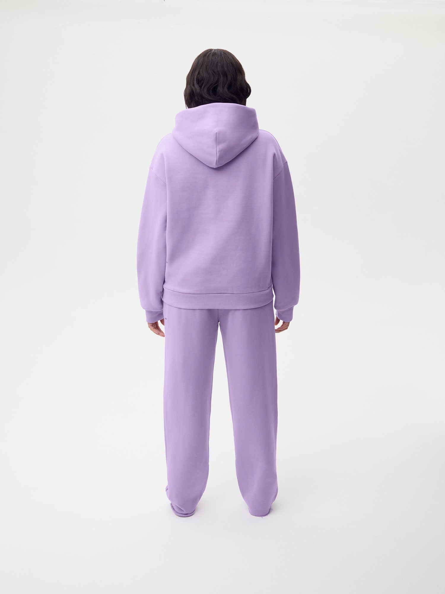 Heavyweight Recycled Cotton Hoodie Orchid Purple Female