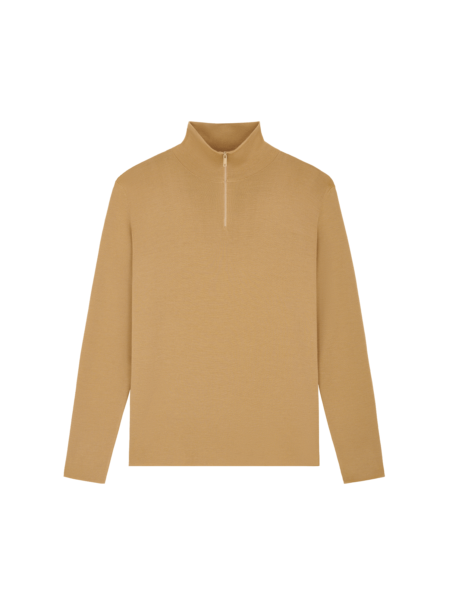 Merino_Knit_Slim_Fit_Half_Zip_Sweater_Camel-packshot-2