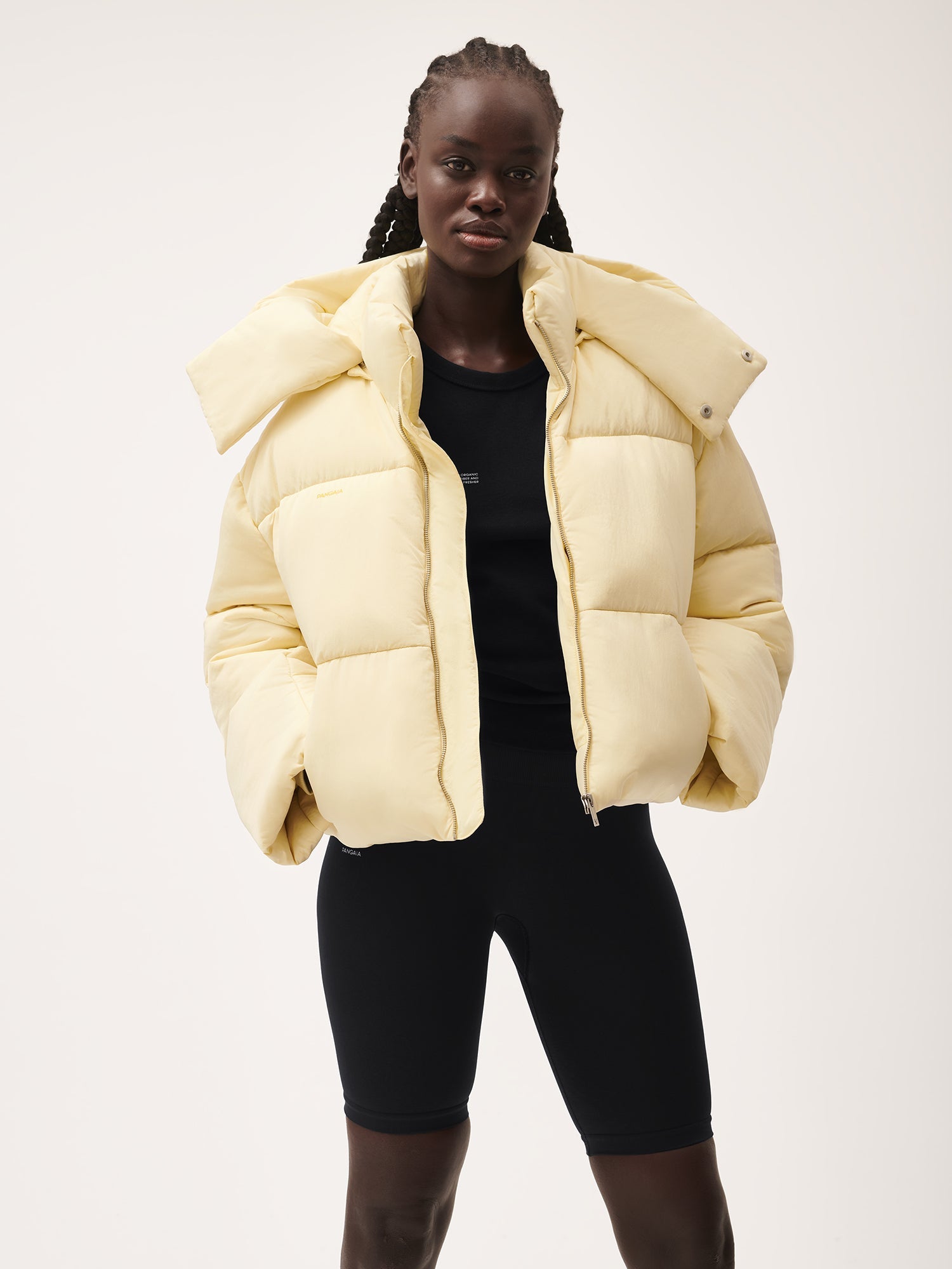 Womens_FLWRDWN_Recycled_Nylon_Cropped_Puffer_Rind_Yellow-female-1