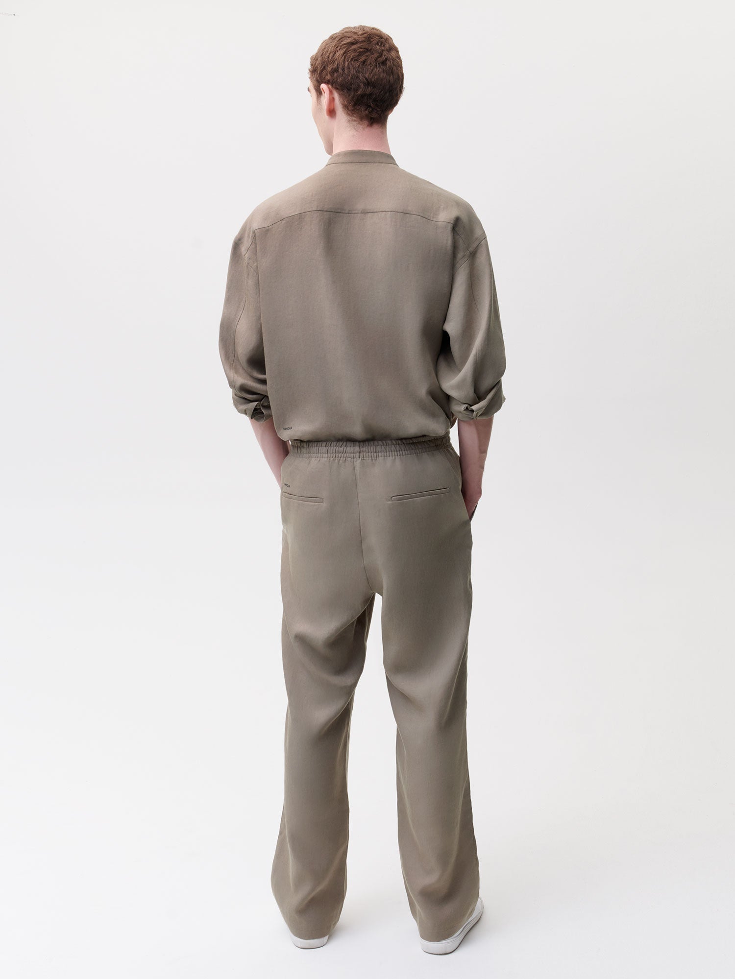 Aloe Linen Wide Leg Pants Male