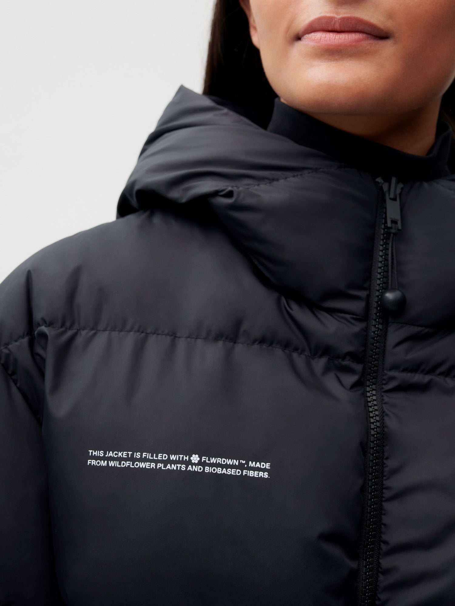 HW Flwrdwn Short Reversible Jacket Black Female