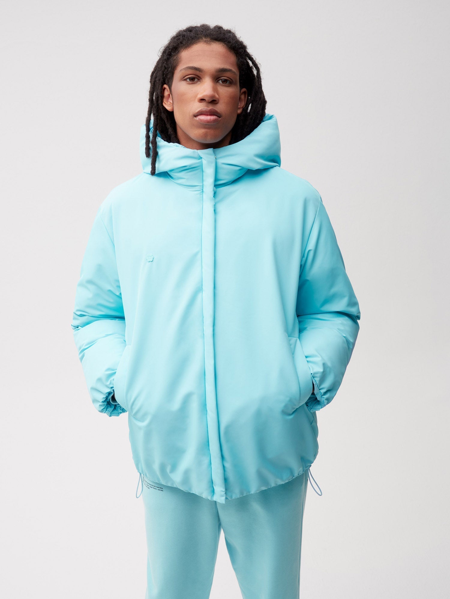 HW Flwrdwn Short Reversible Jacket Celestial Blue Male