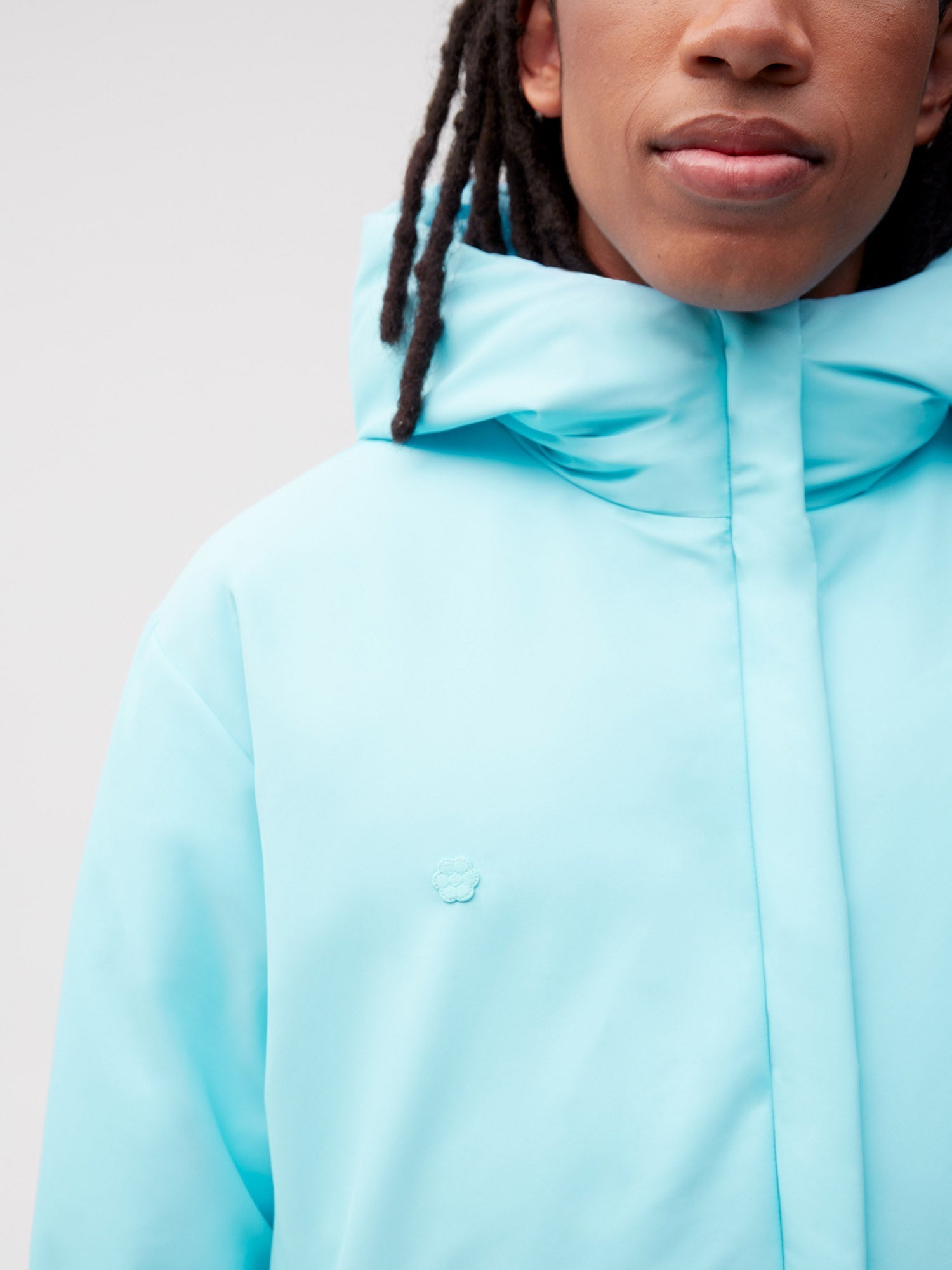 HW Flwrdwn Short Reversible Jacket Celestial Blue Male