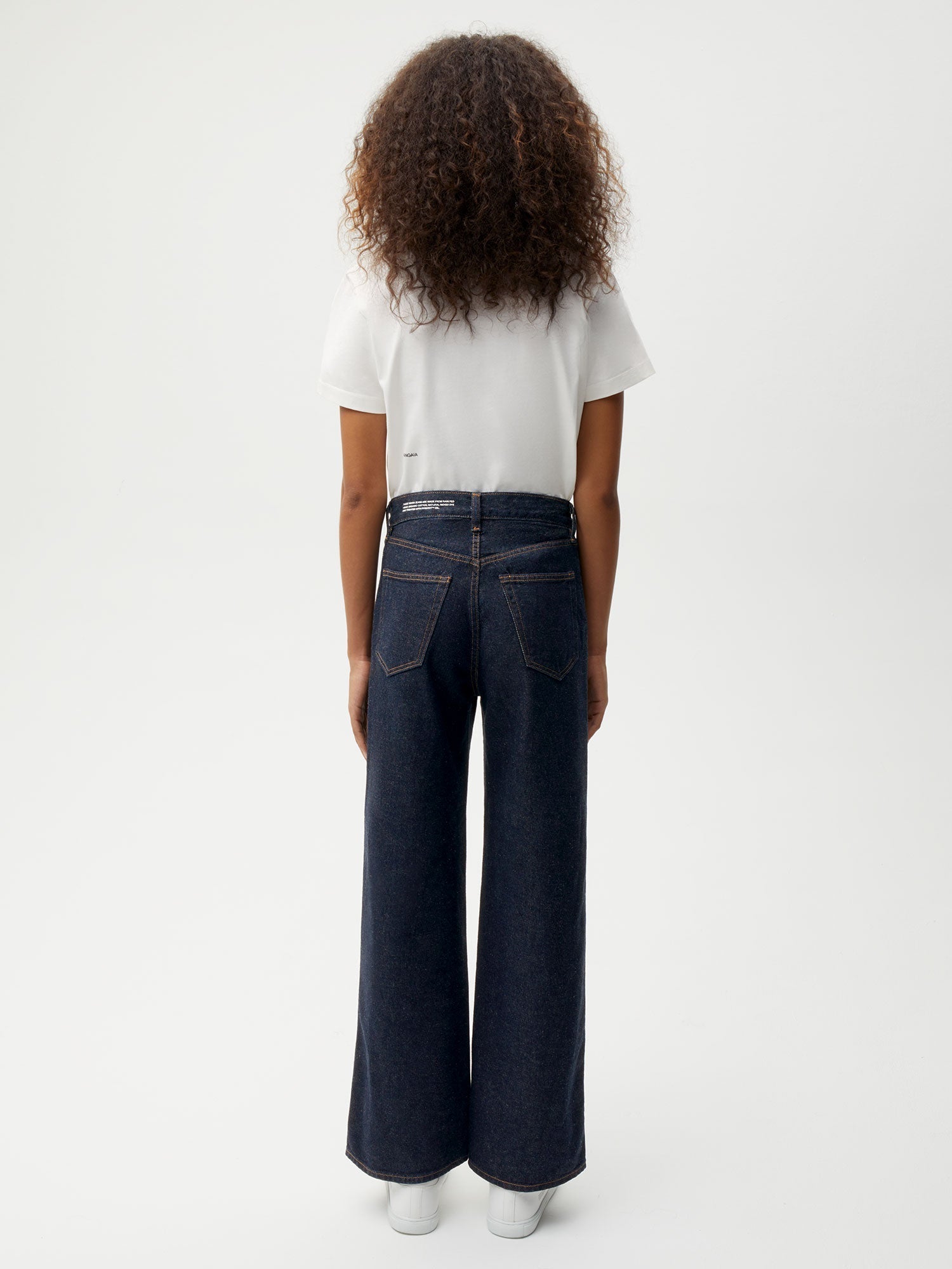 Hemp High Rise Denim Rinse Wash W5