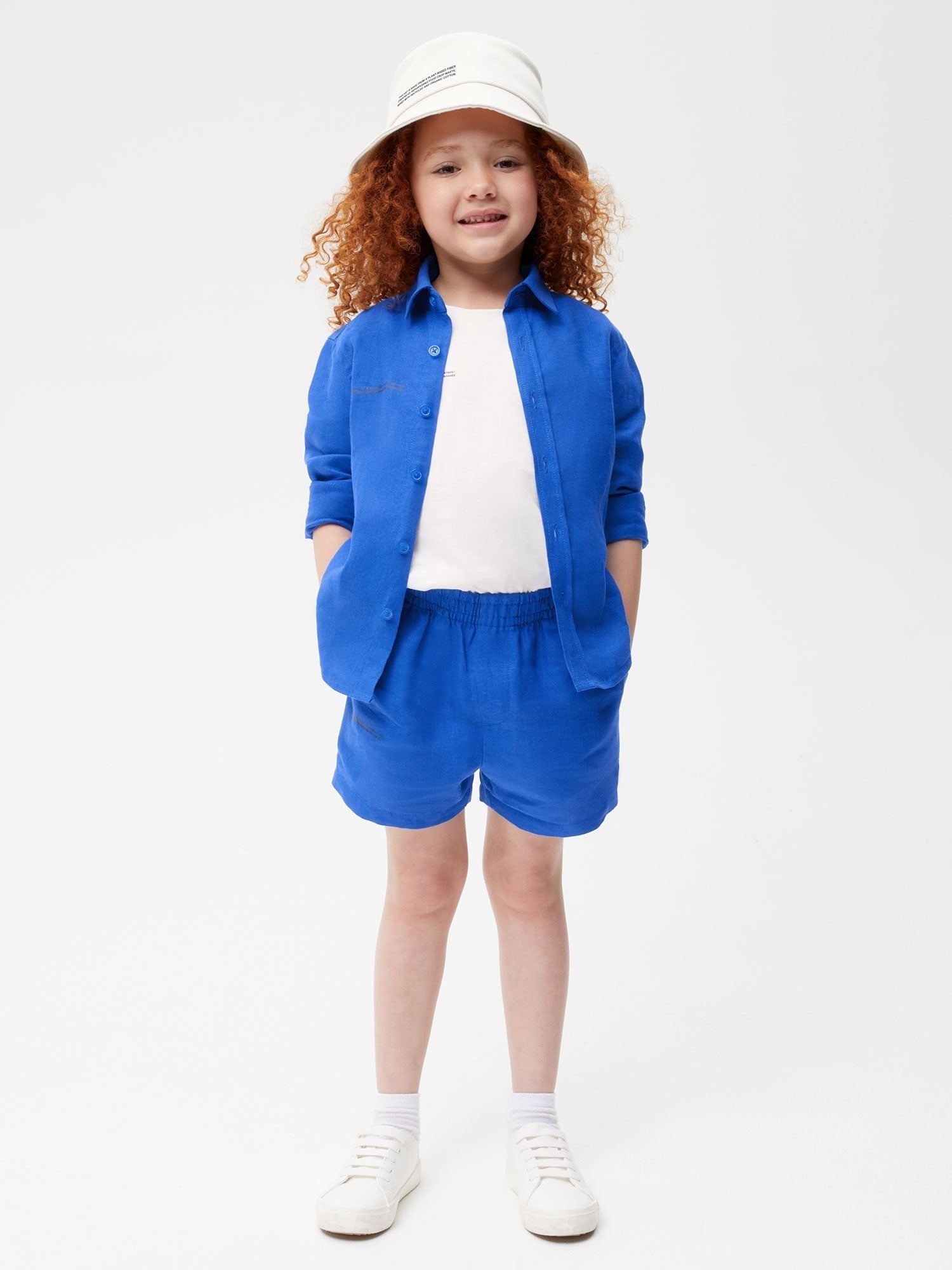 Kids Aloe Linen Shorts