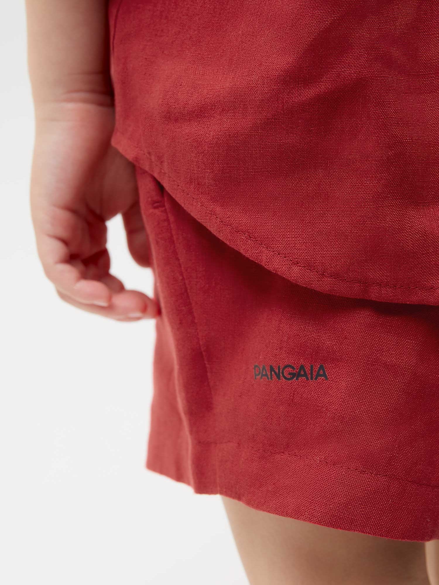 Kids Aloe Linen Shorts