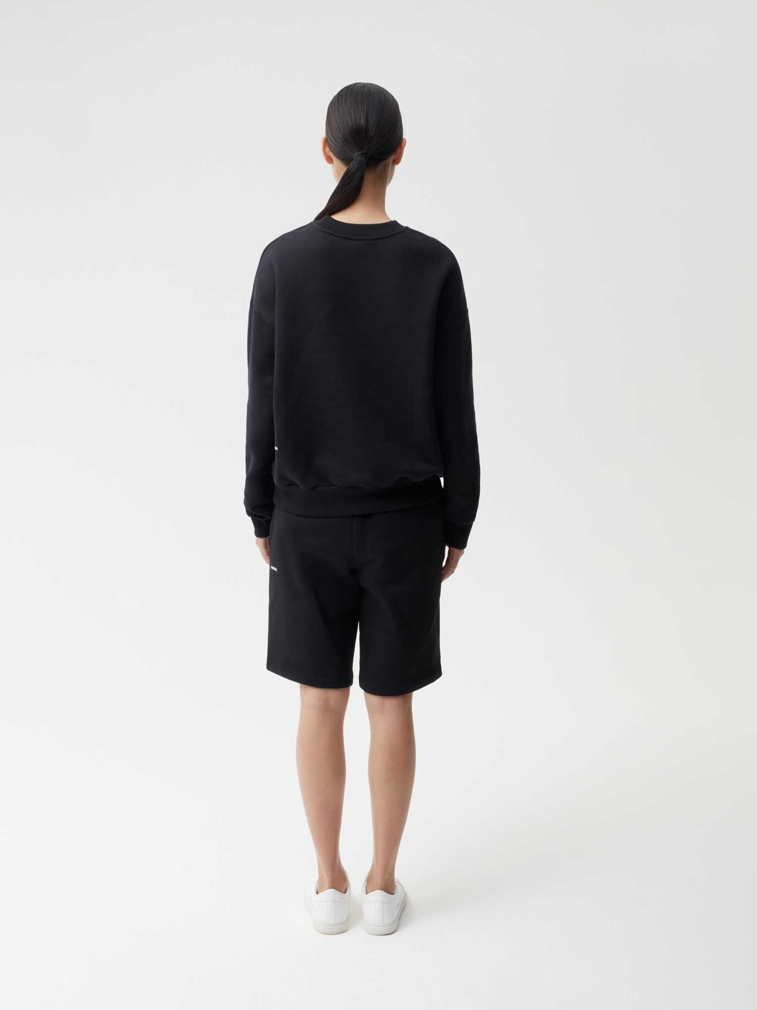 Recycled Cotton Black Female Back