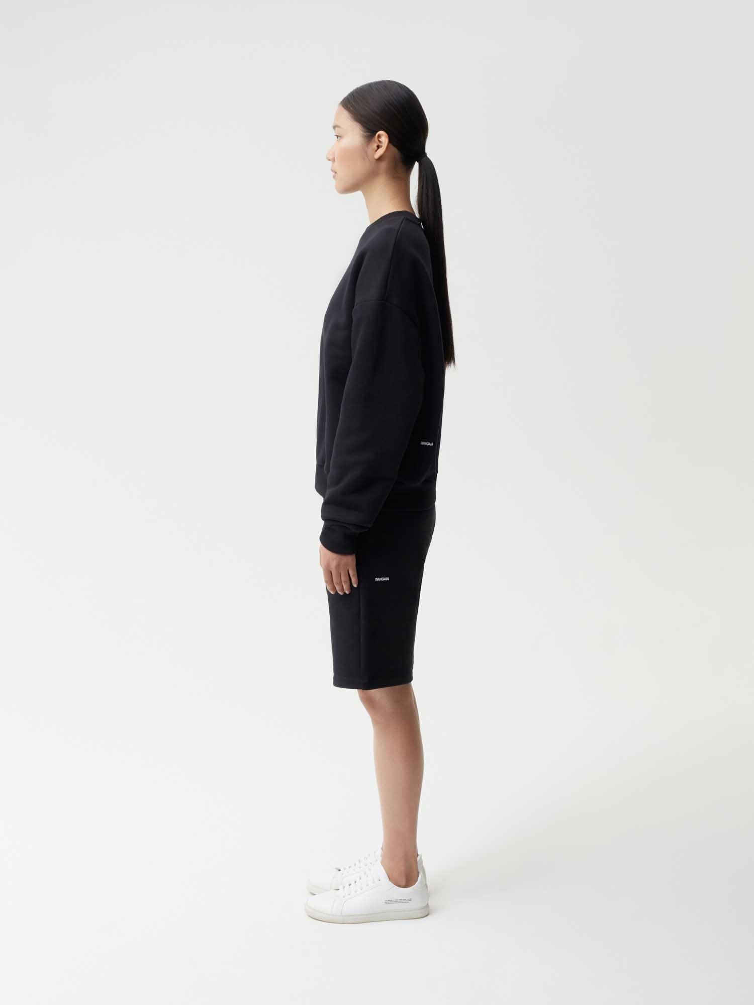 Recycled Cotton Black Female Side jpg