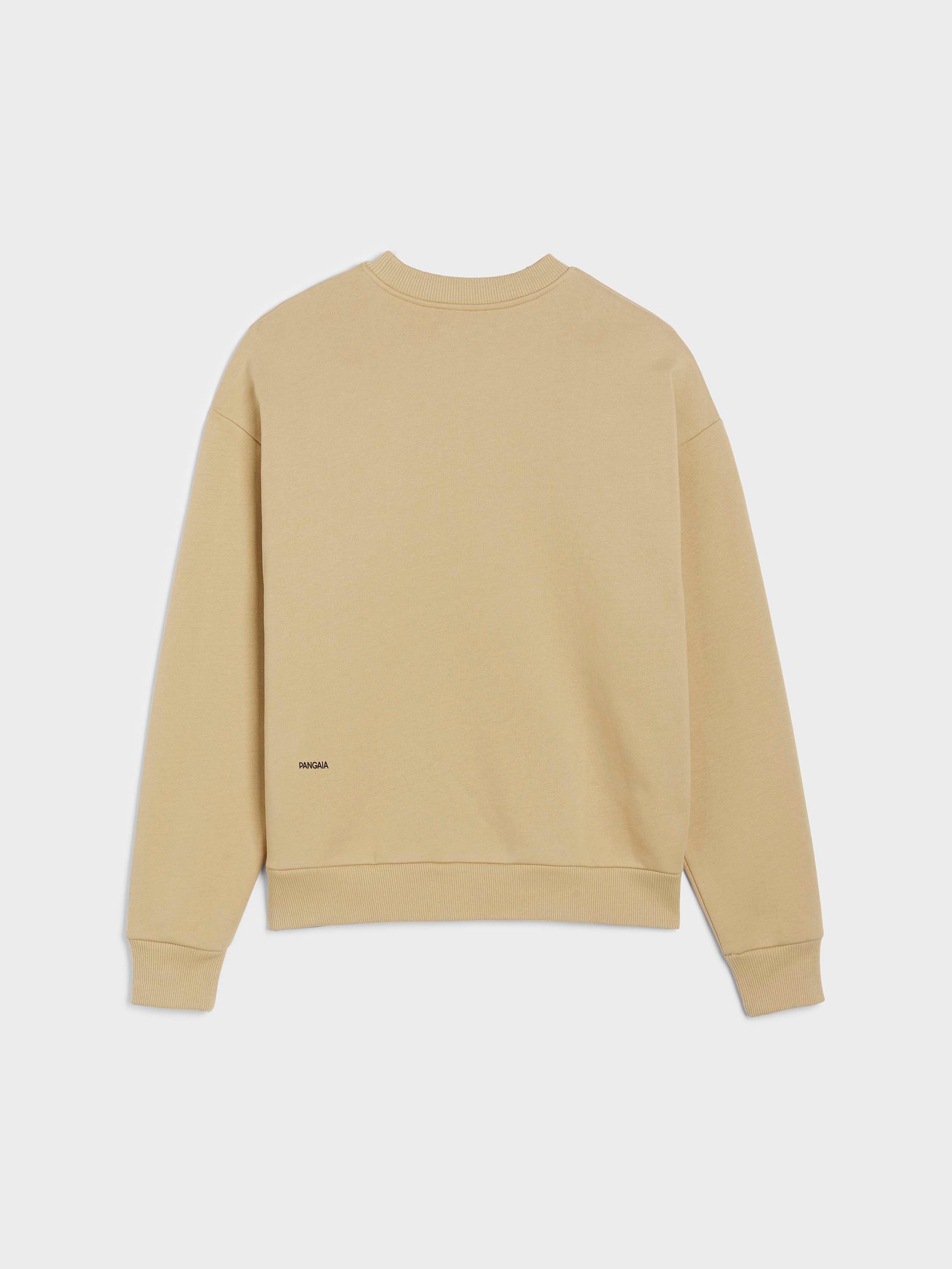Recycled Cotton Sweatshirt Sahara Sand Back