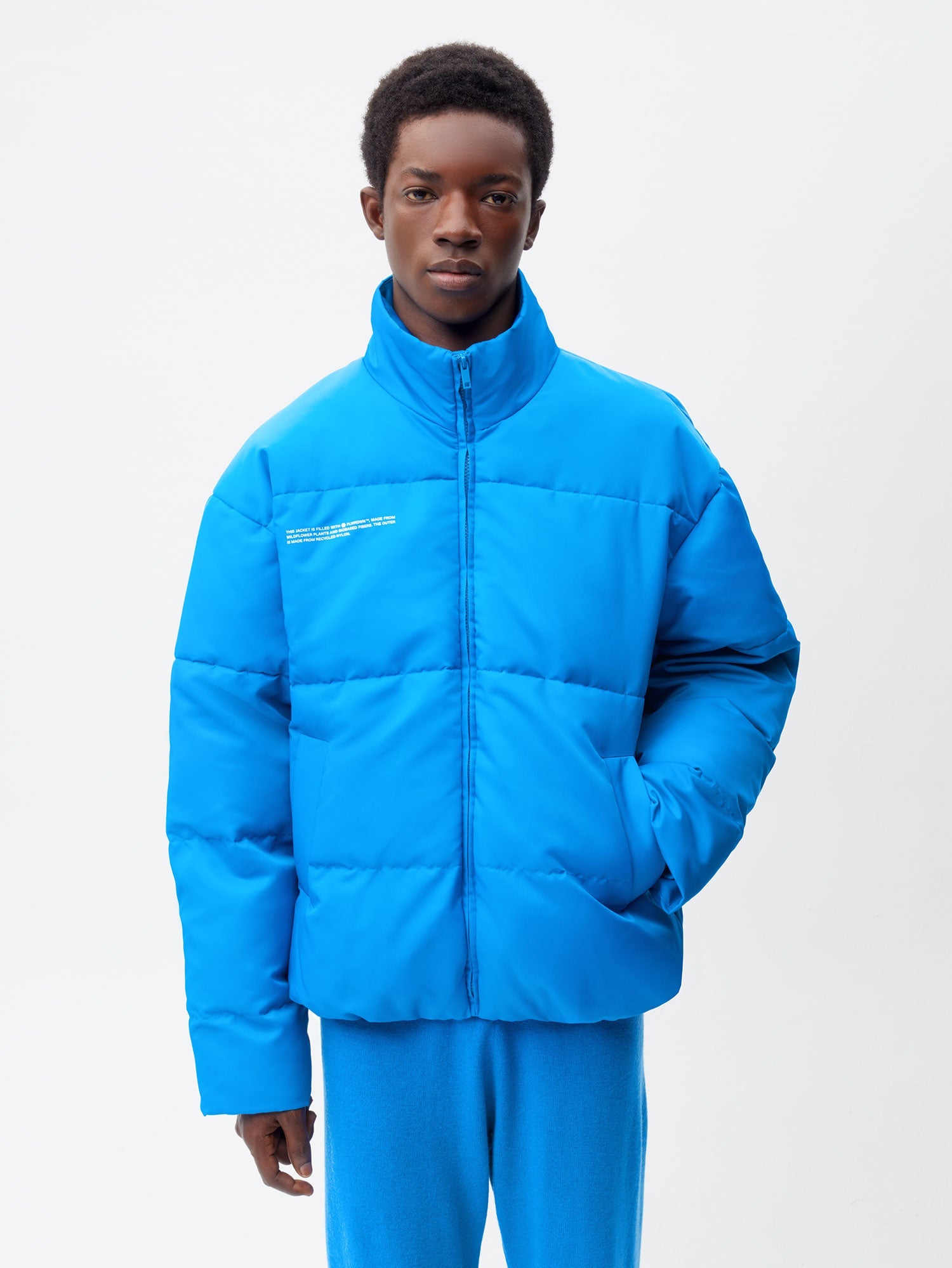 Recycled-Nylon-FLWRDWN-Bomber-Jacket-Cerulean-Blue-Male-1