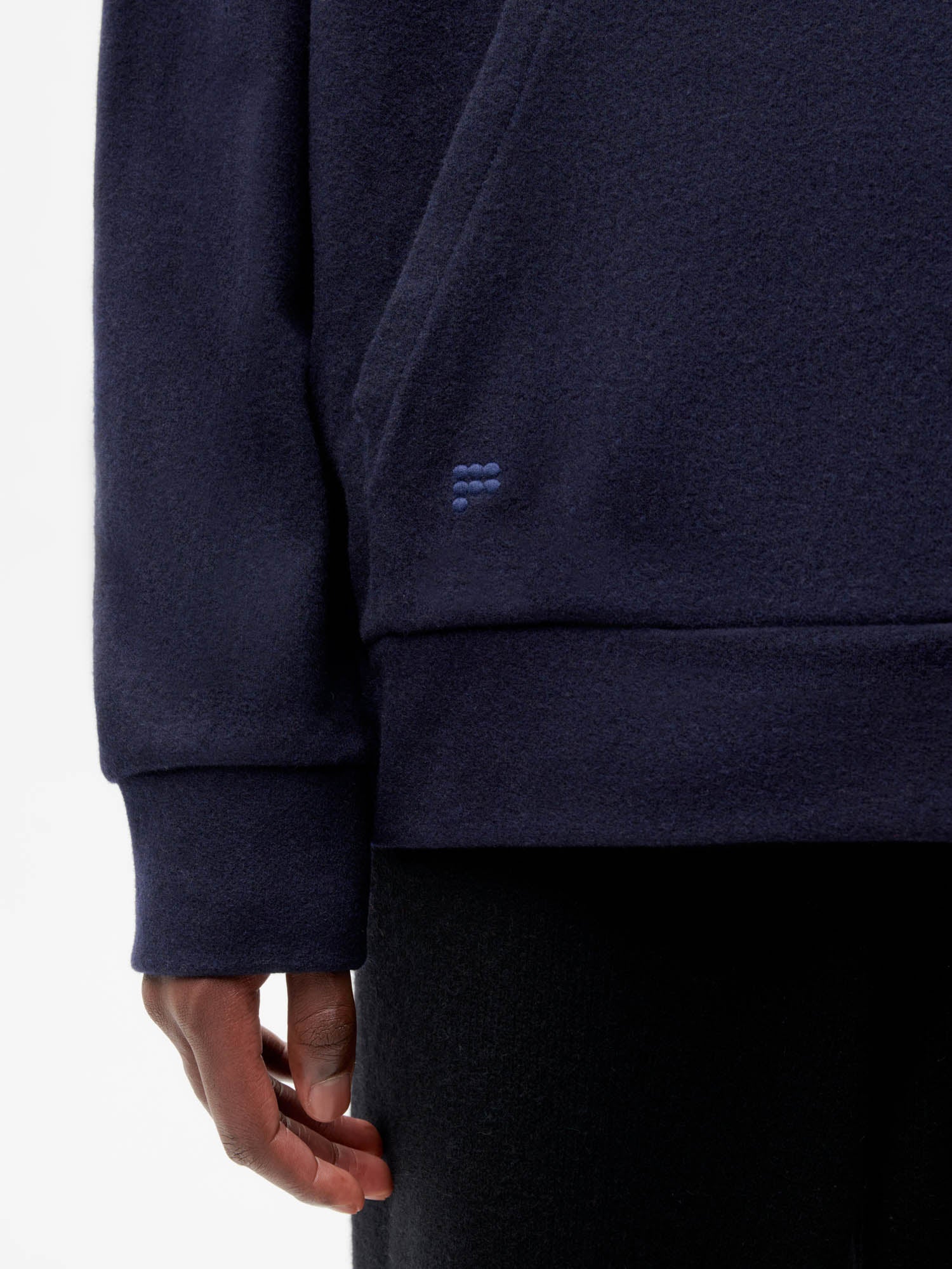 Recycled-Wool-Jersey-Hoodie-with-Pocket-Dark-Navy-Male-2