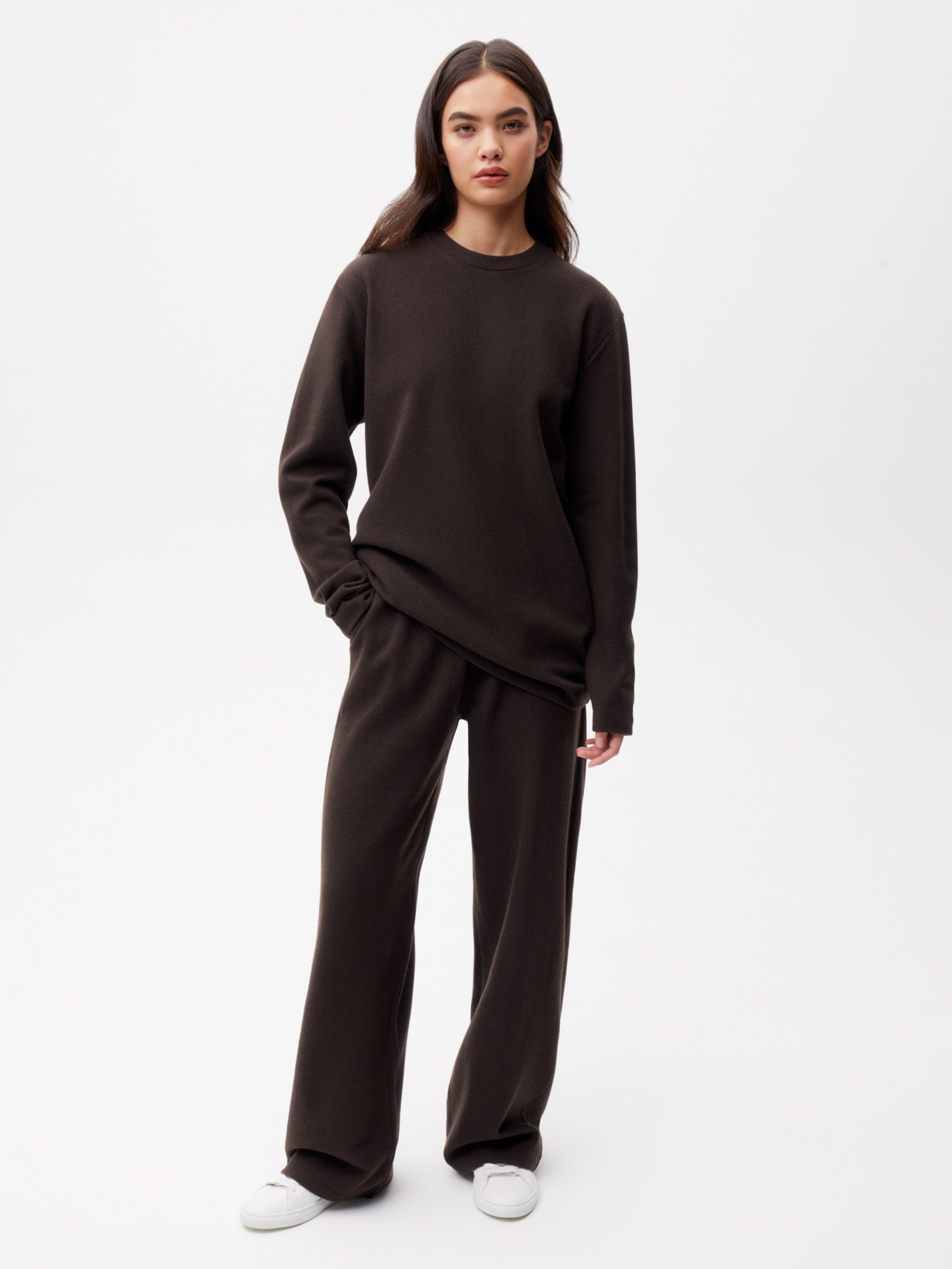 Recycled-Wool-Jersey-Long-Sleeves-T-Shirt-Chestnut-Brown-Female-3