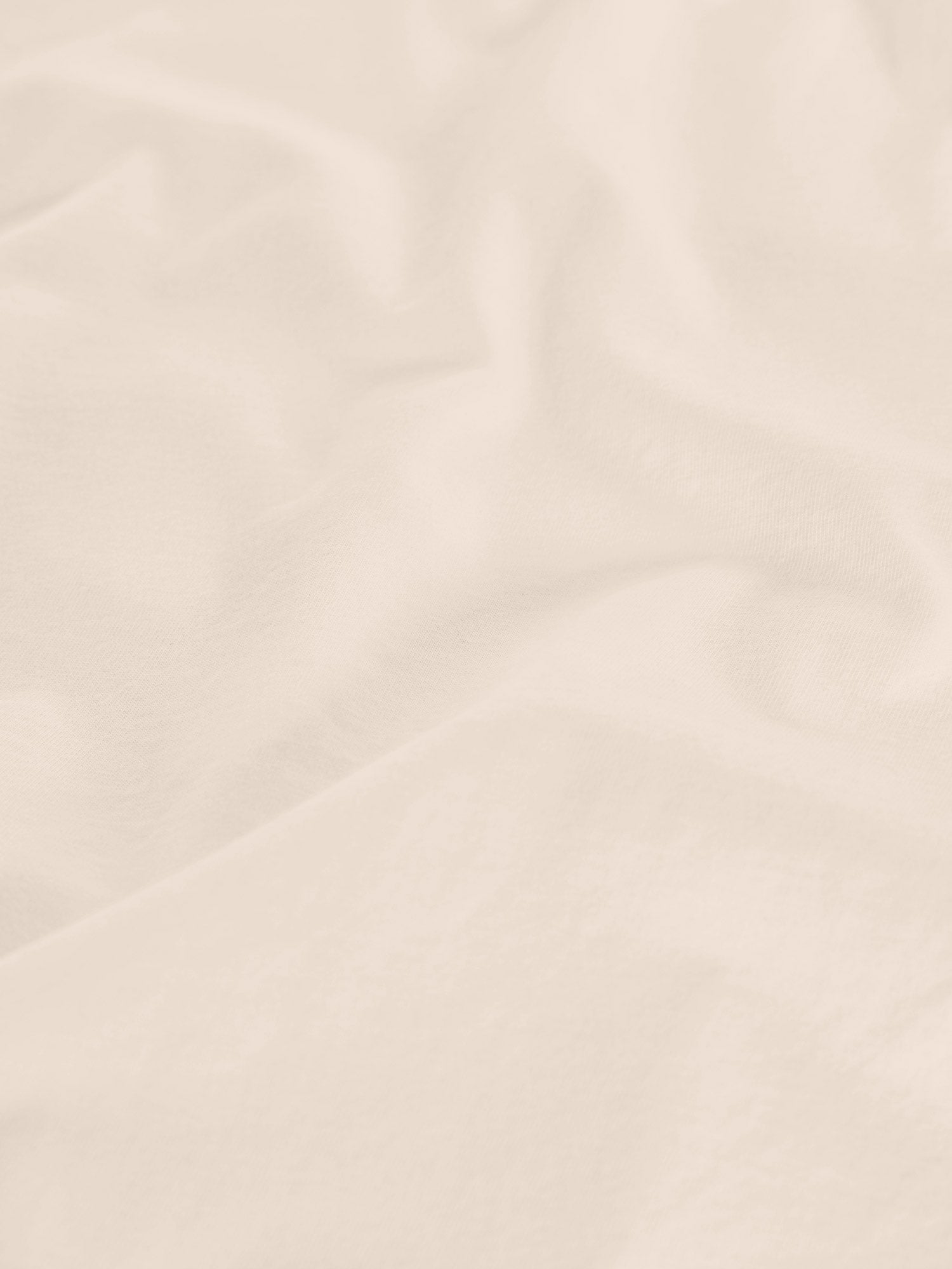Seaweed Fiber Cropped Shoulder T Shirt Sand