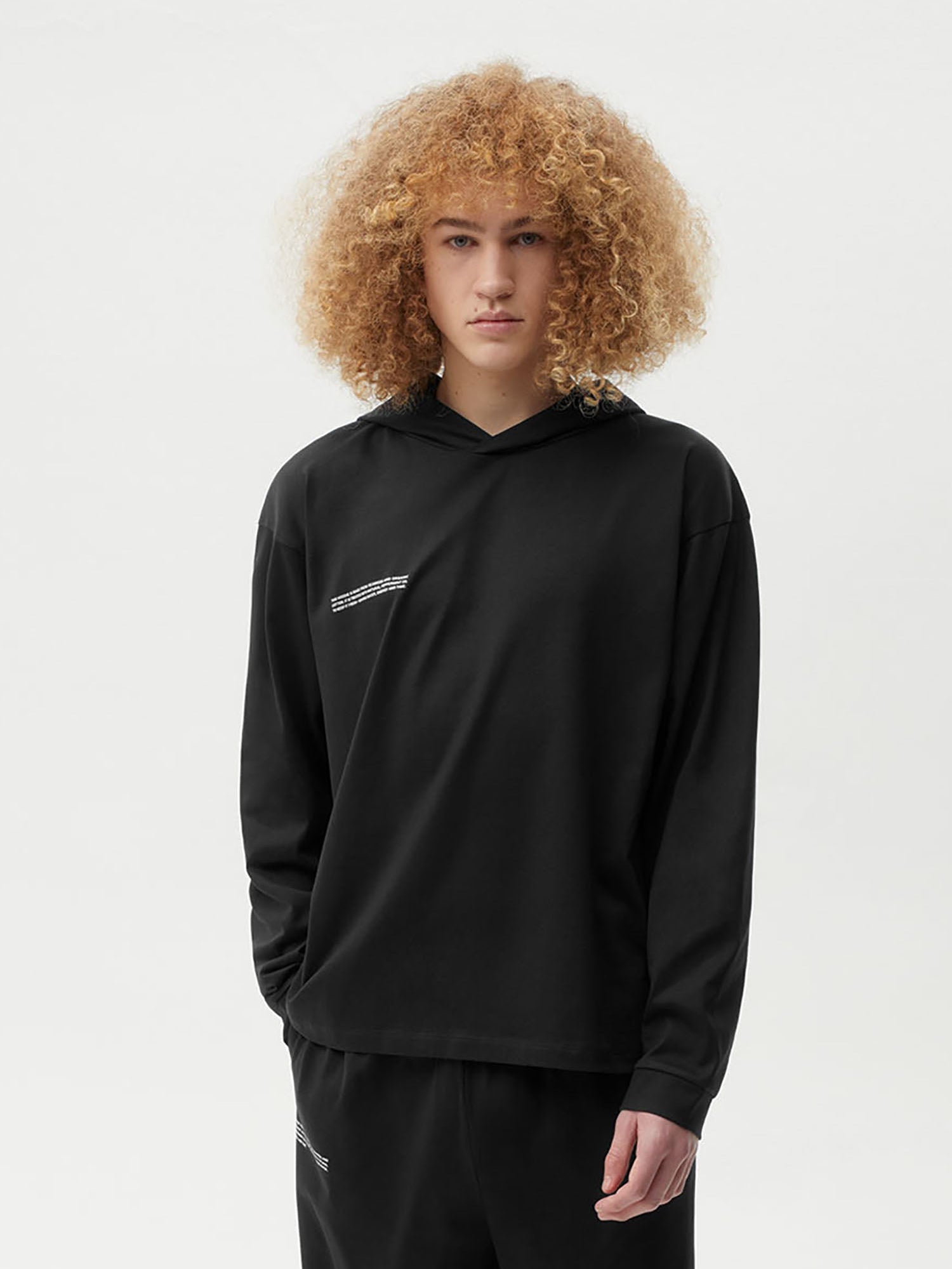 Men Organic Cotton Loungewear Top with C-FIBER-‚¬€�black