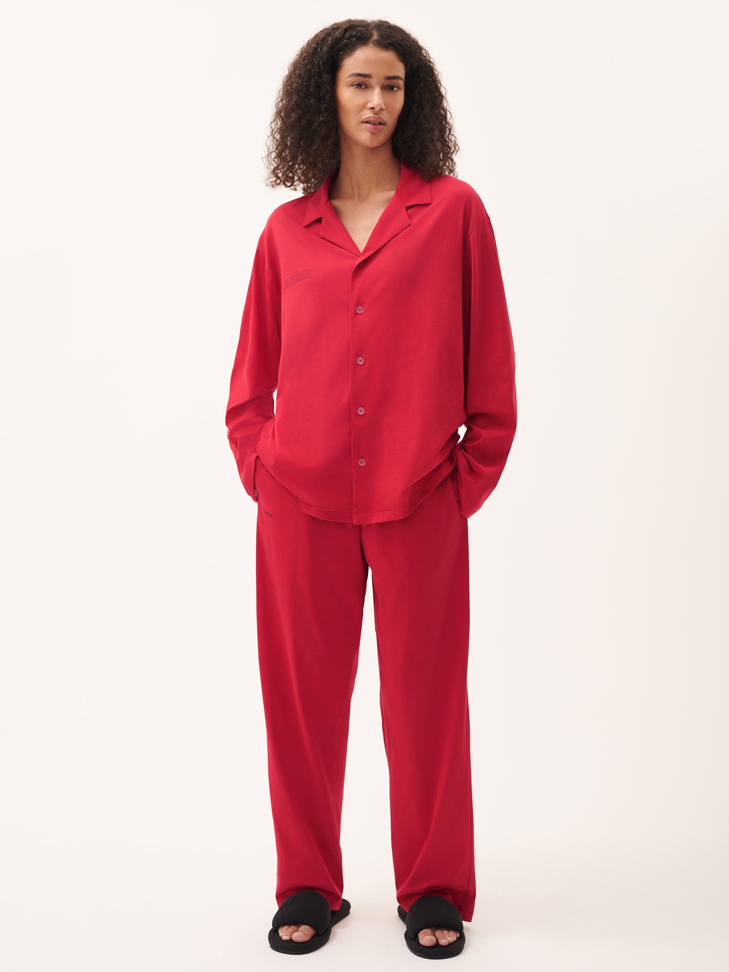 365_Lightweight_Long_Pyjama_Set_Goji_Red_female
