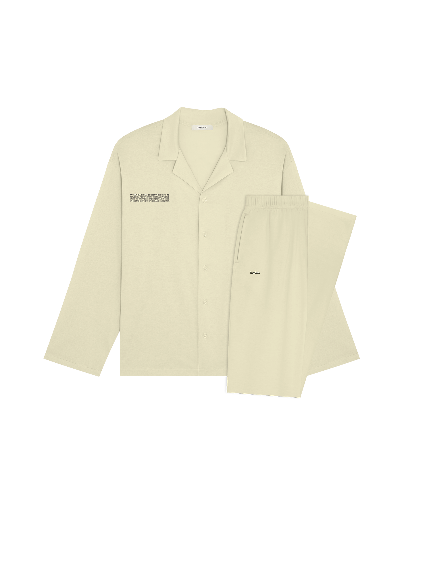 Womens 365 Lightweight Long Pyjama Set —maitake beige