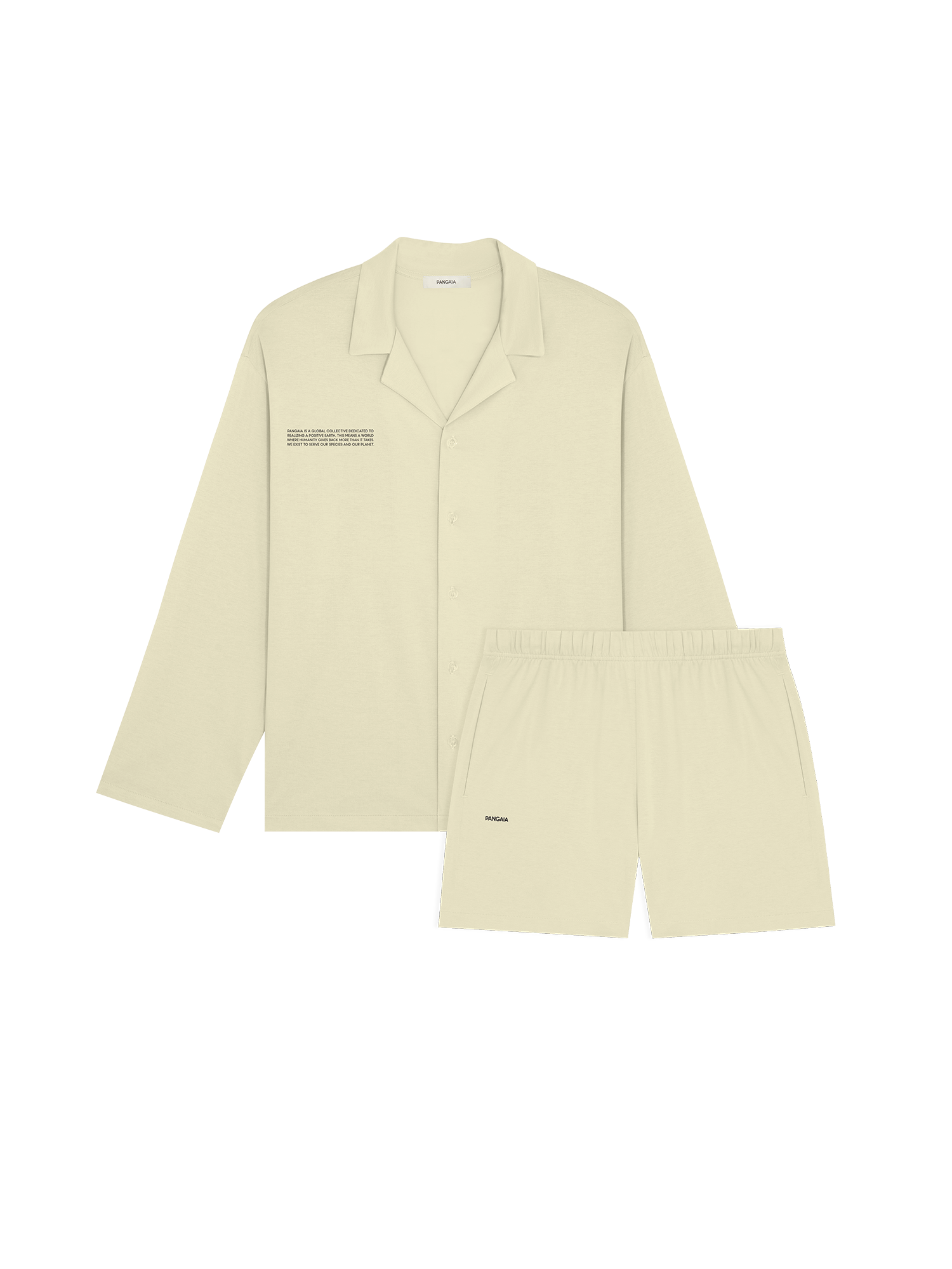 Womens 365 Lightweight Short Pyjama Shorts Set —maitake beige
