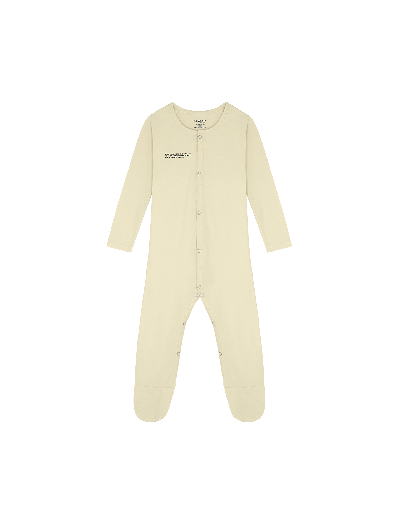 Baby 365 Lightweight Babygrow—maitake beige