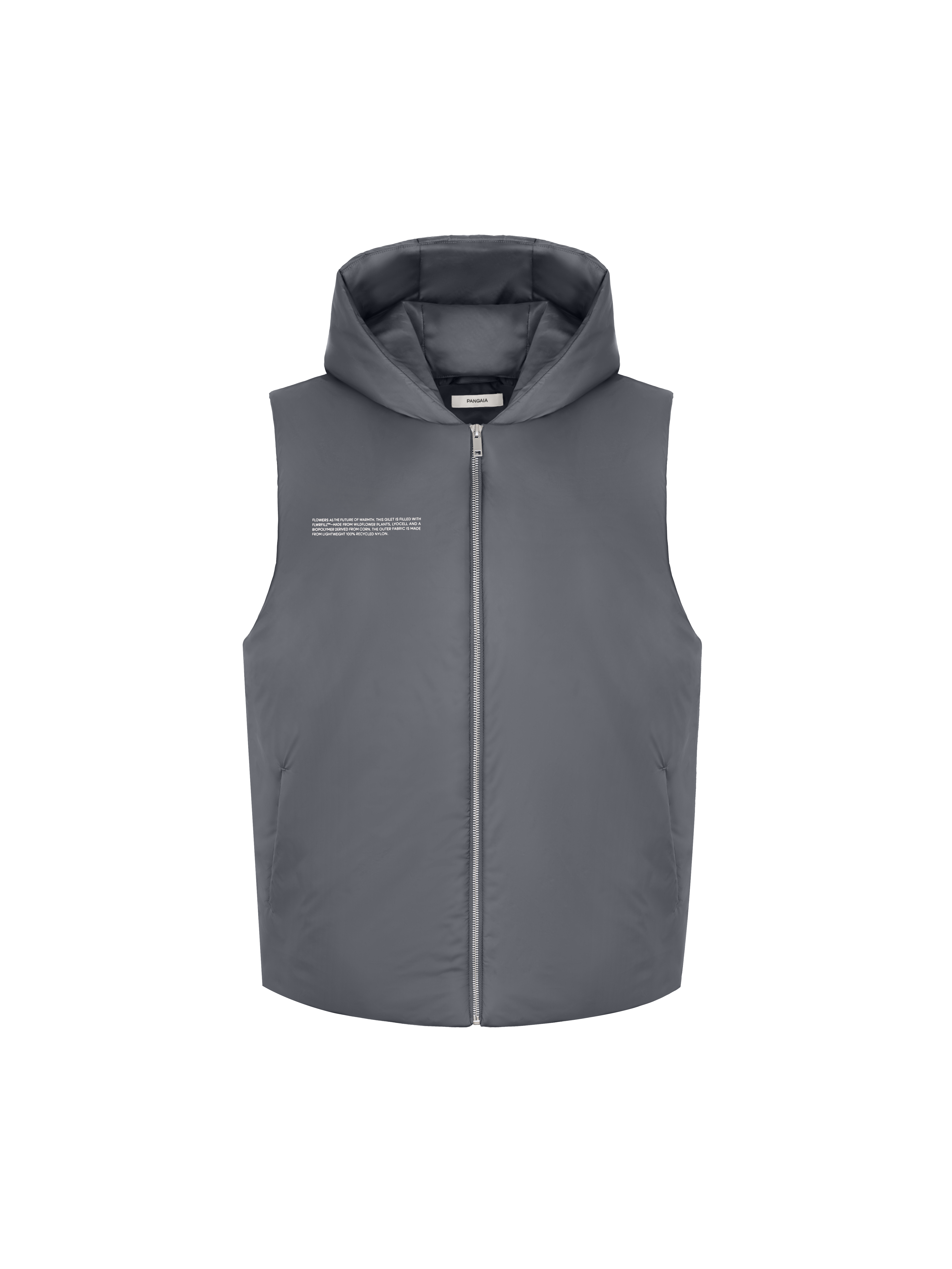 Womens DNA Flower-Warmth Gilet—atmosphere grey