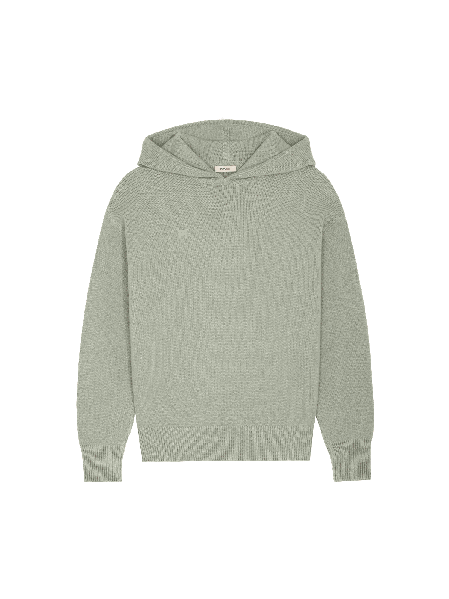 Womens DNA Recycled Cashmere Hoodie—moss green
