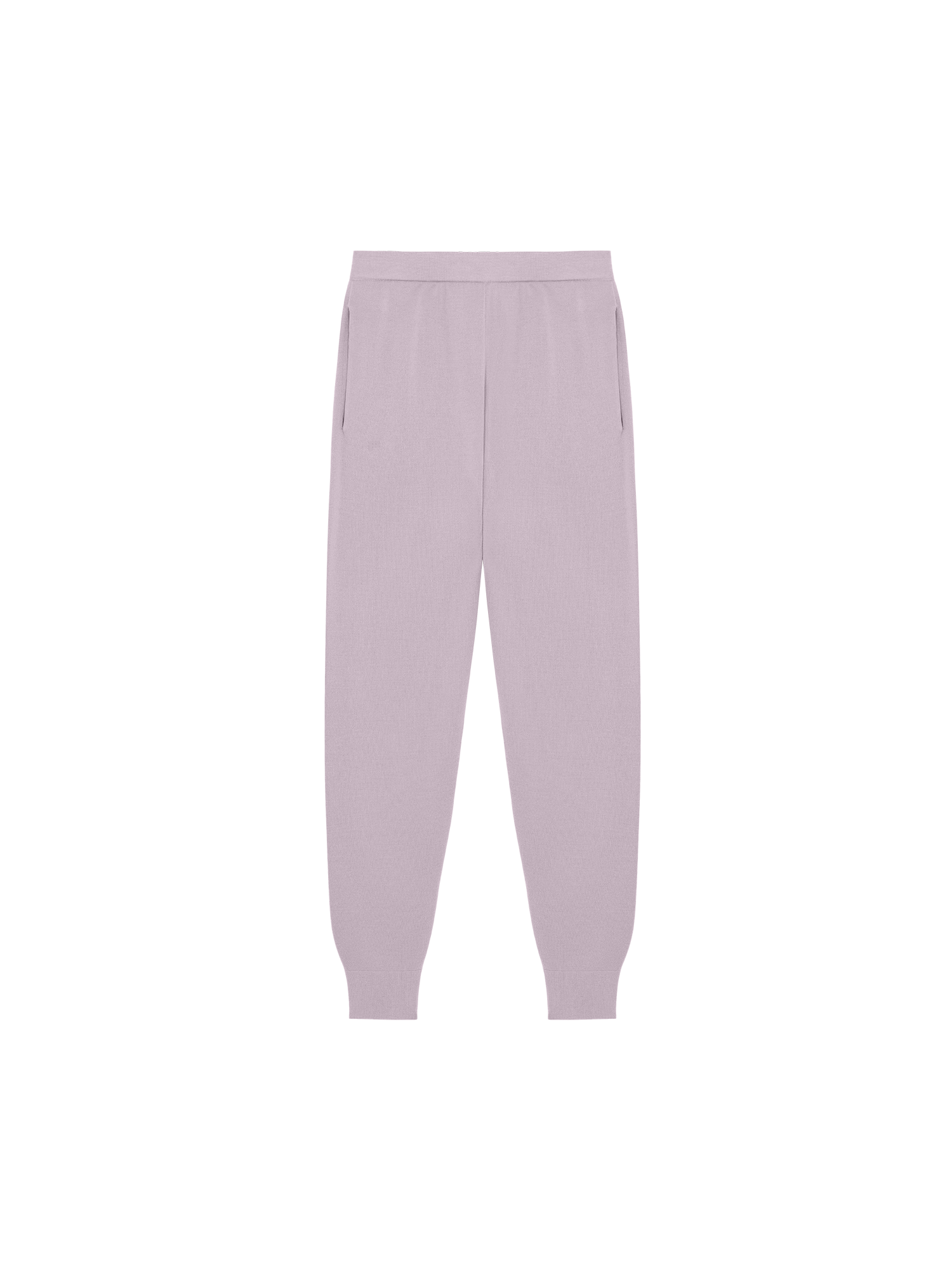 Womens Regenerative Merino Wool Track Pants—raisin purple