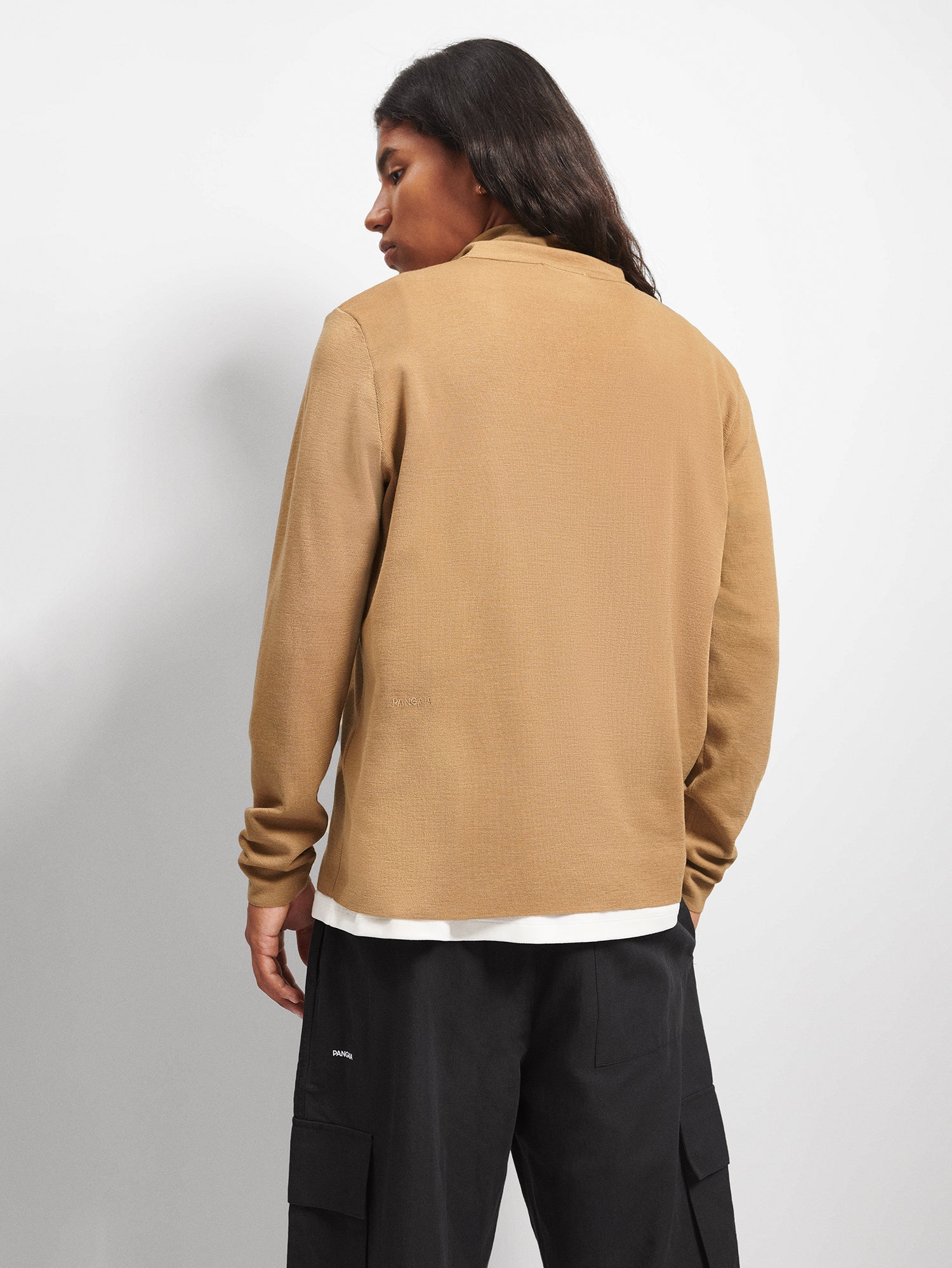Merino_Knit_Slim_Fit_Half_Zip_Sweater_Camel_Male-2