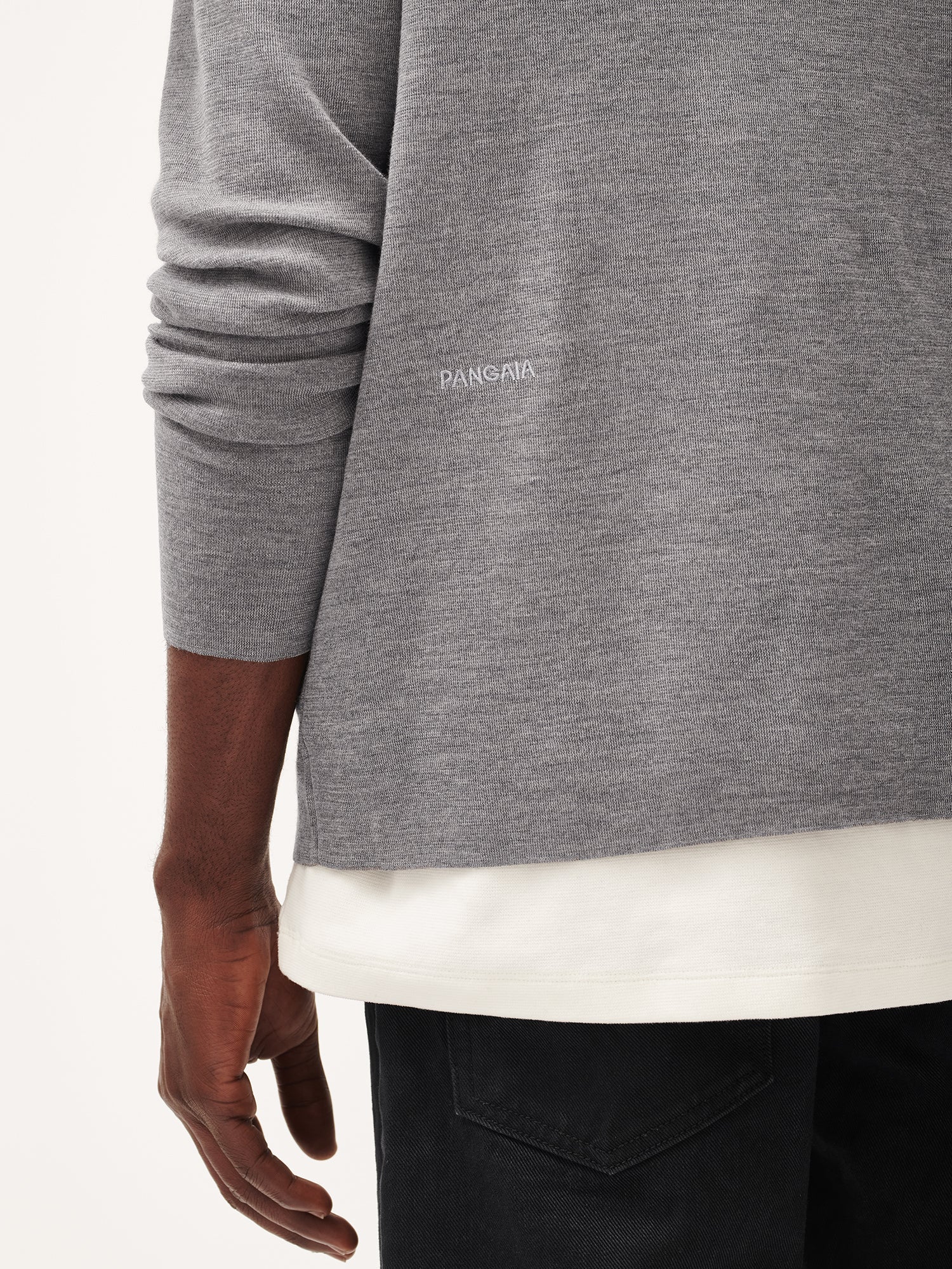 Merino_Knit_Slim_Fit_Half_Zip_Sweater_Grey_Marl_Male-5