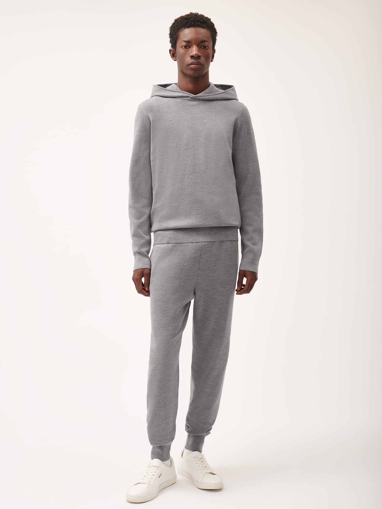 Merino_Knit_Slim_Fit_Hoodie_Grey_Marl_Male-2