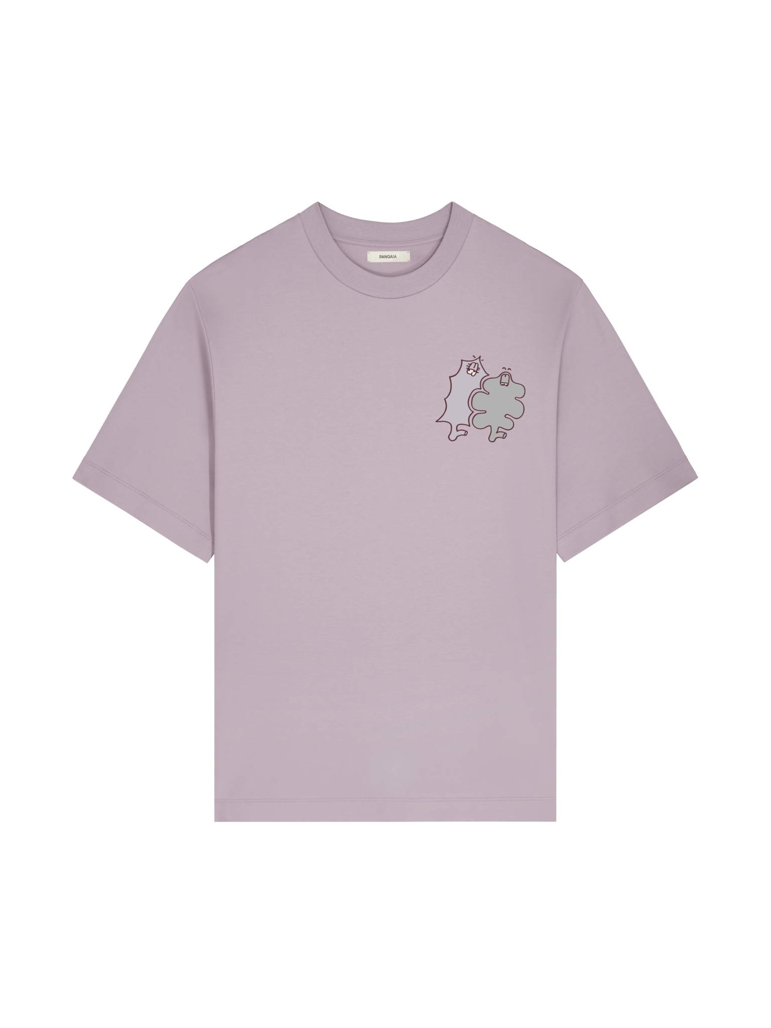 Womens Pangaia x Gasius Oversized T-shirtâ€”Raisin Purple