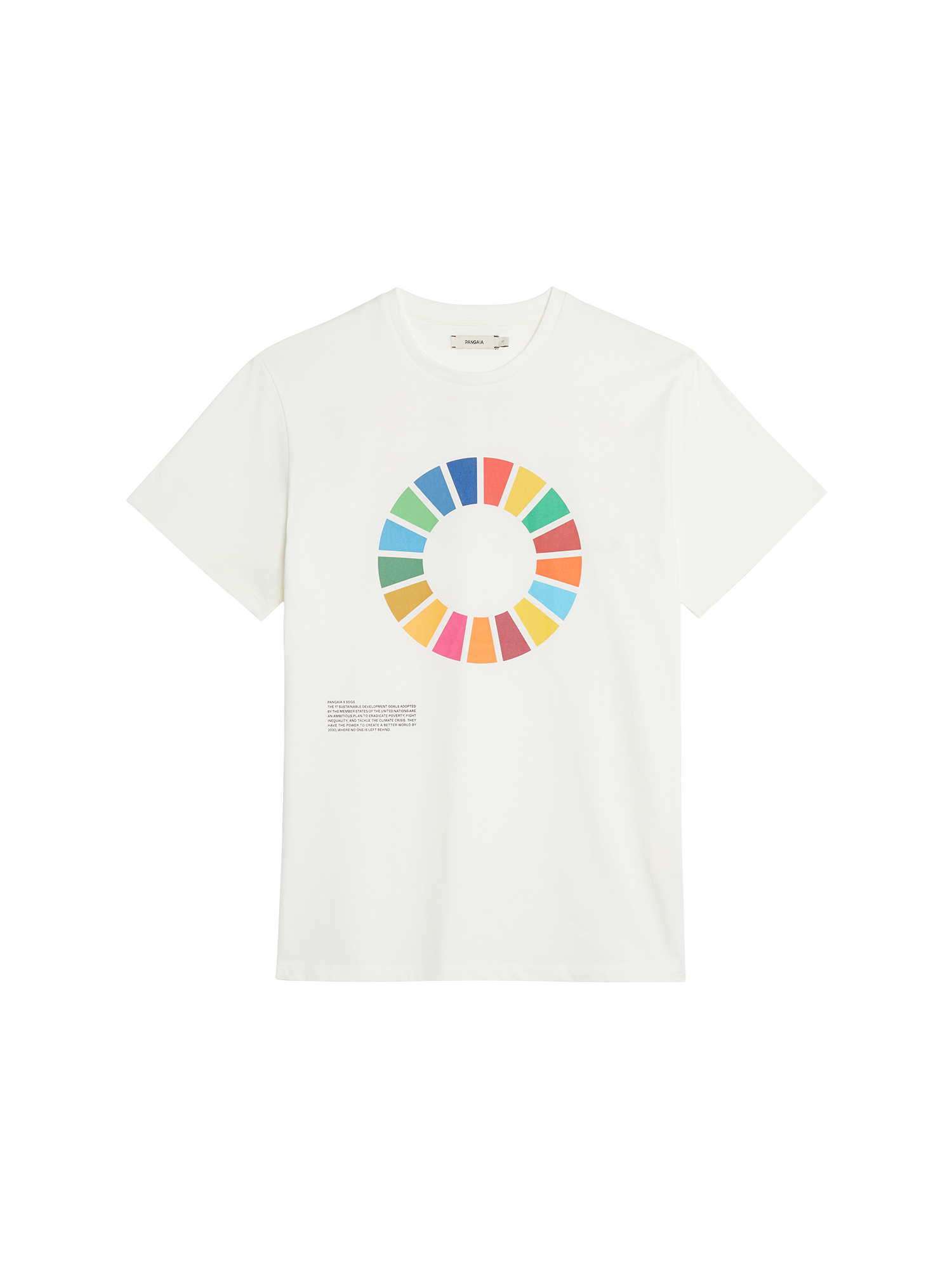 Pangaia X Sdgs Organic Cotton T-shirtâ€”off-white-packshot-3