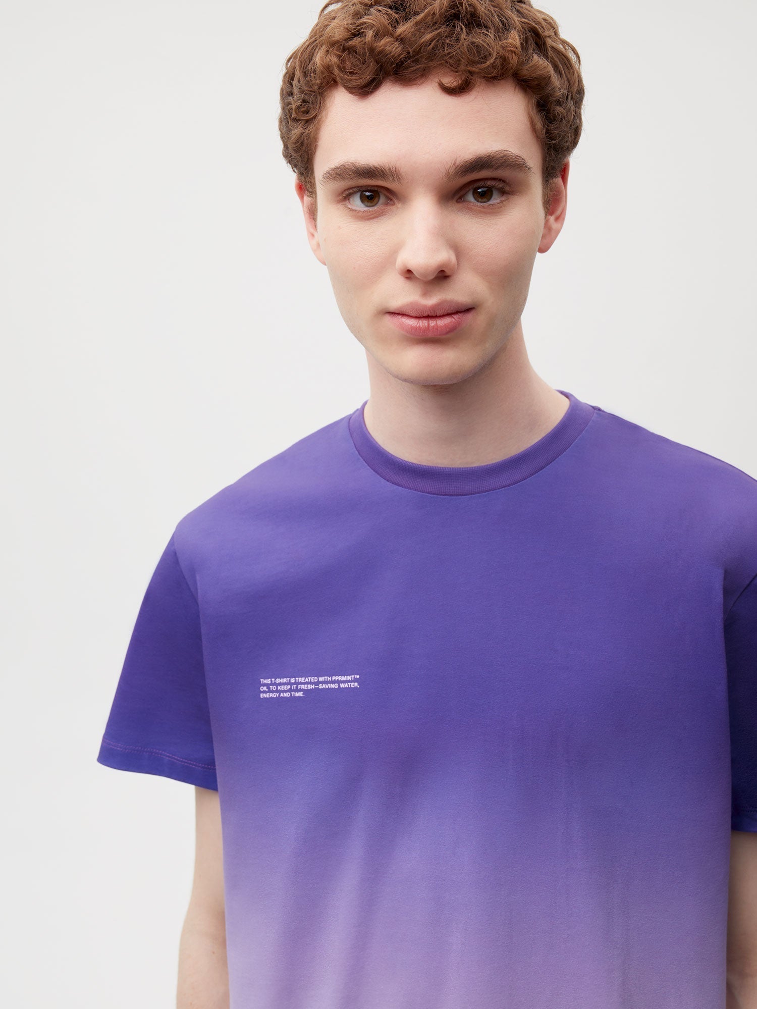 Spring Dawn Organic Cotton T Shirt Twilight Purple Male