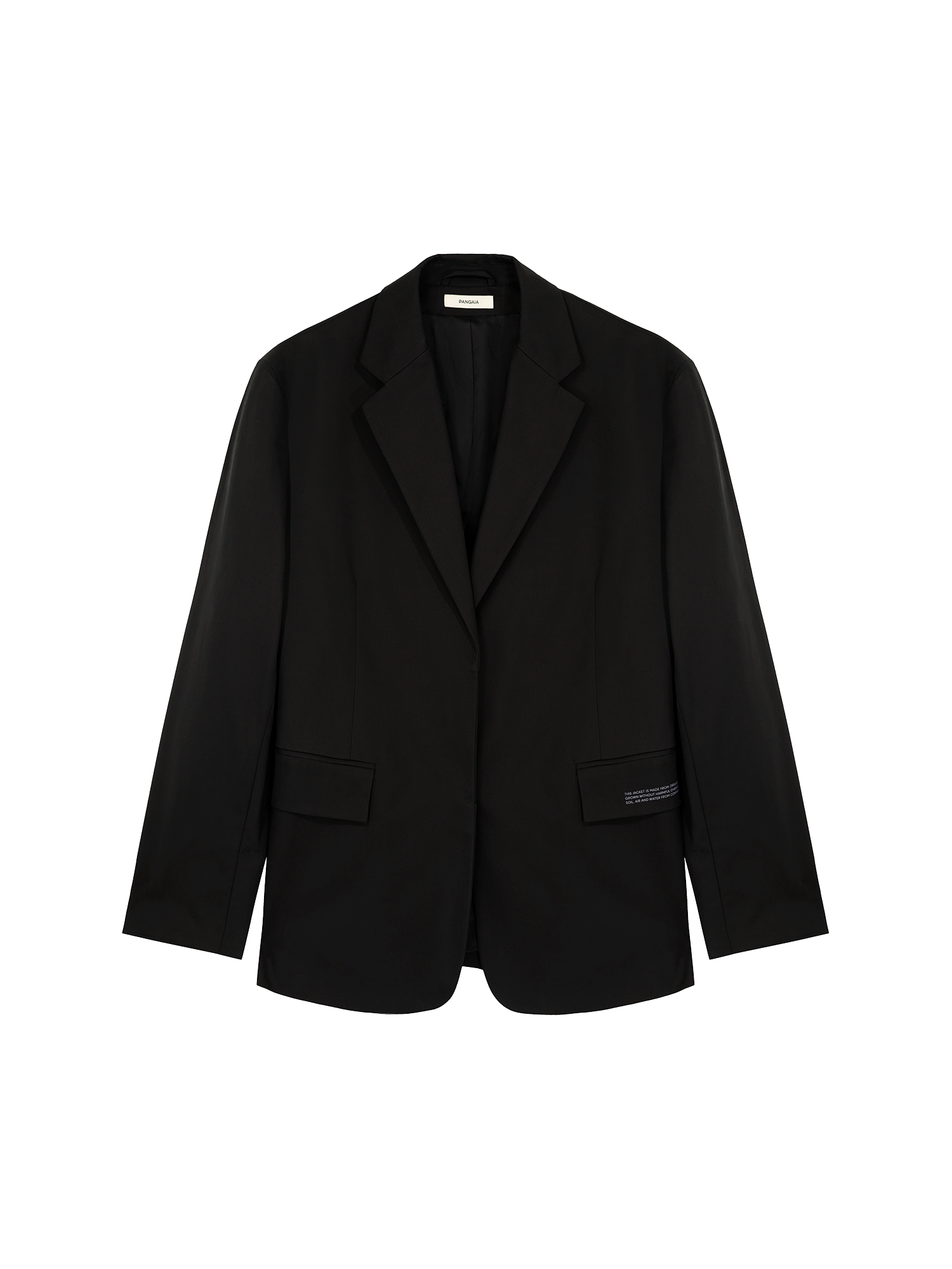Womens-Cotton-Tailored-Jacket-Black-packshot-2