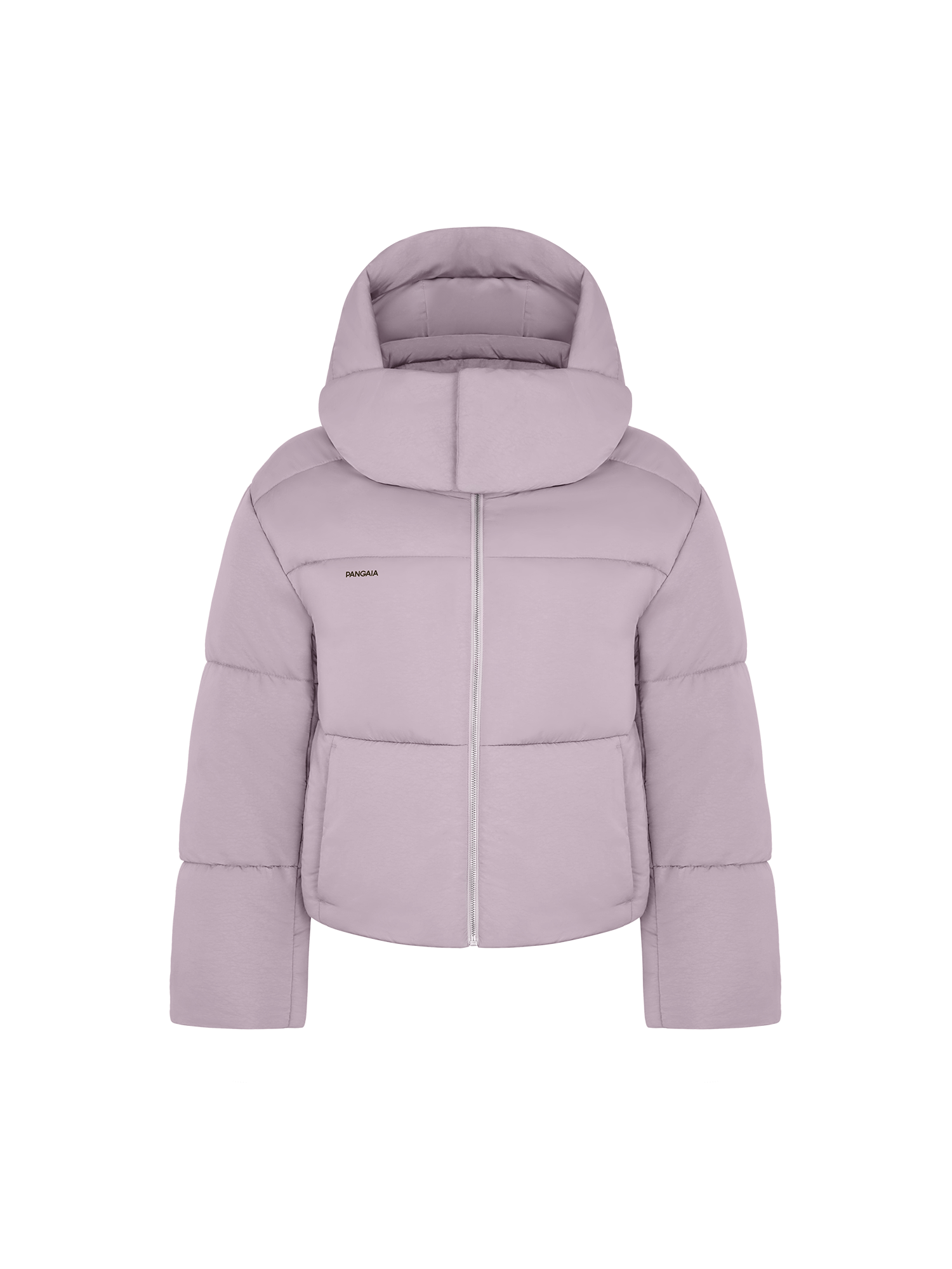 Women's DNA Flower-Warmth Cropped Puffer—raisin purple