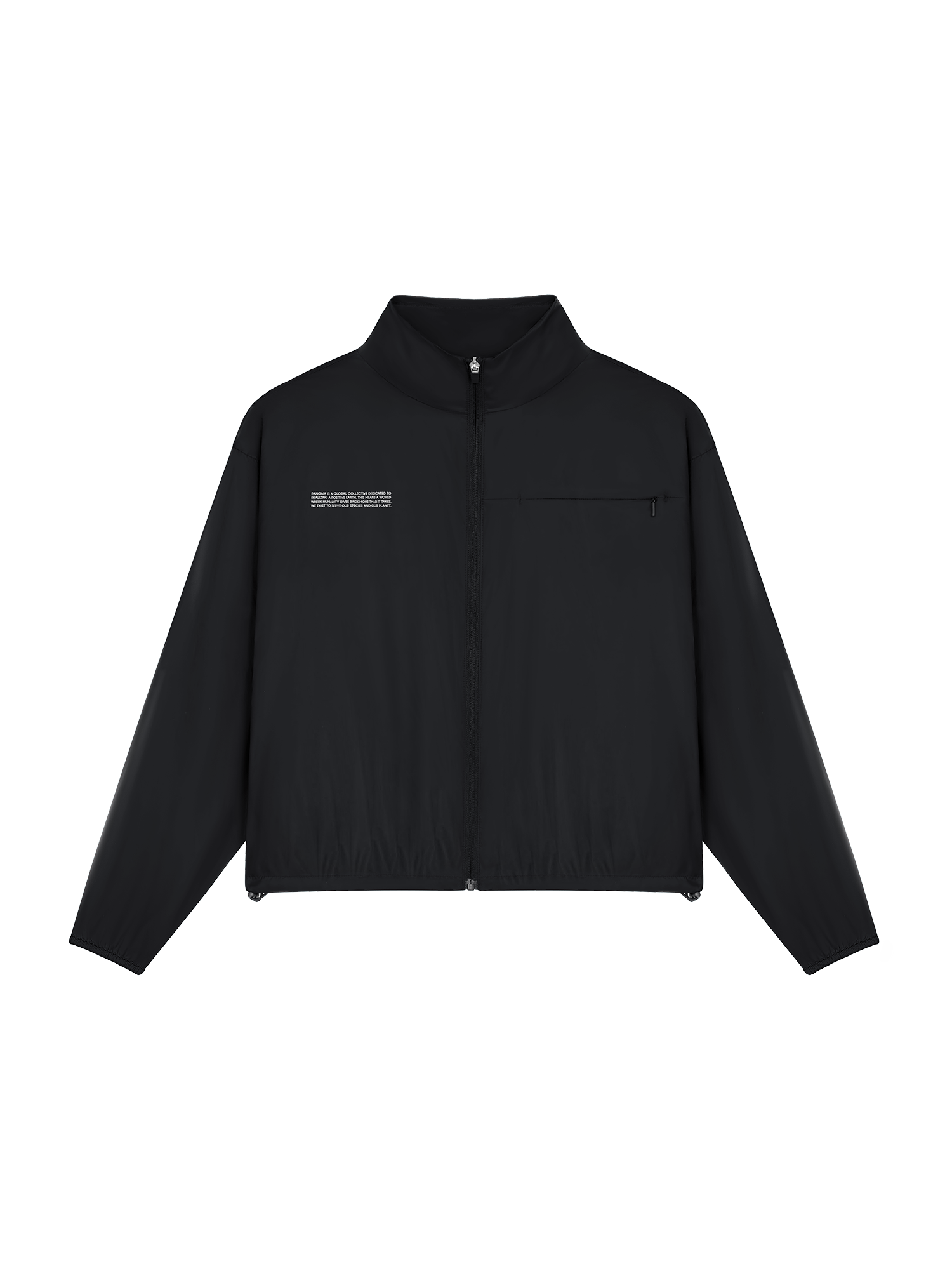 Womens DNA Recycled Nylon Packable Jacket—black