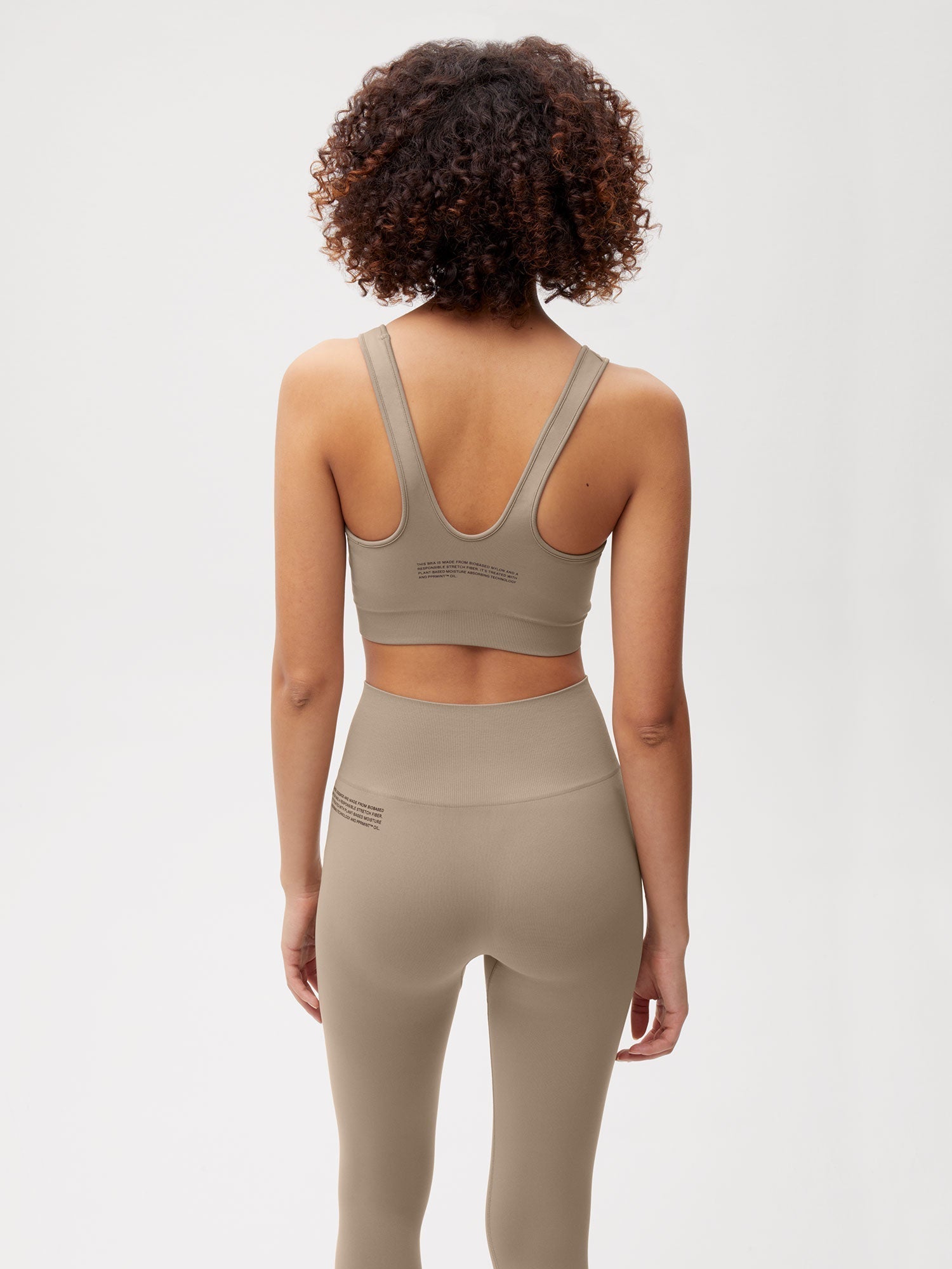 Activewear Womens Sports Bra Taupe 
