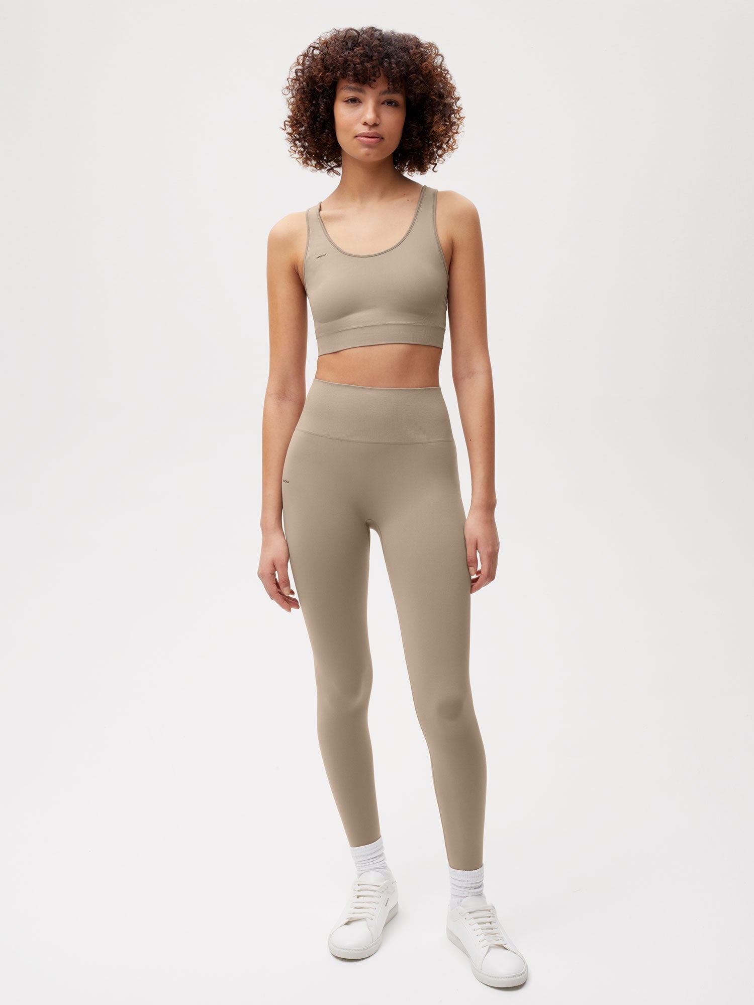 Activewear Womens Sports Bra Taupe 