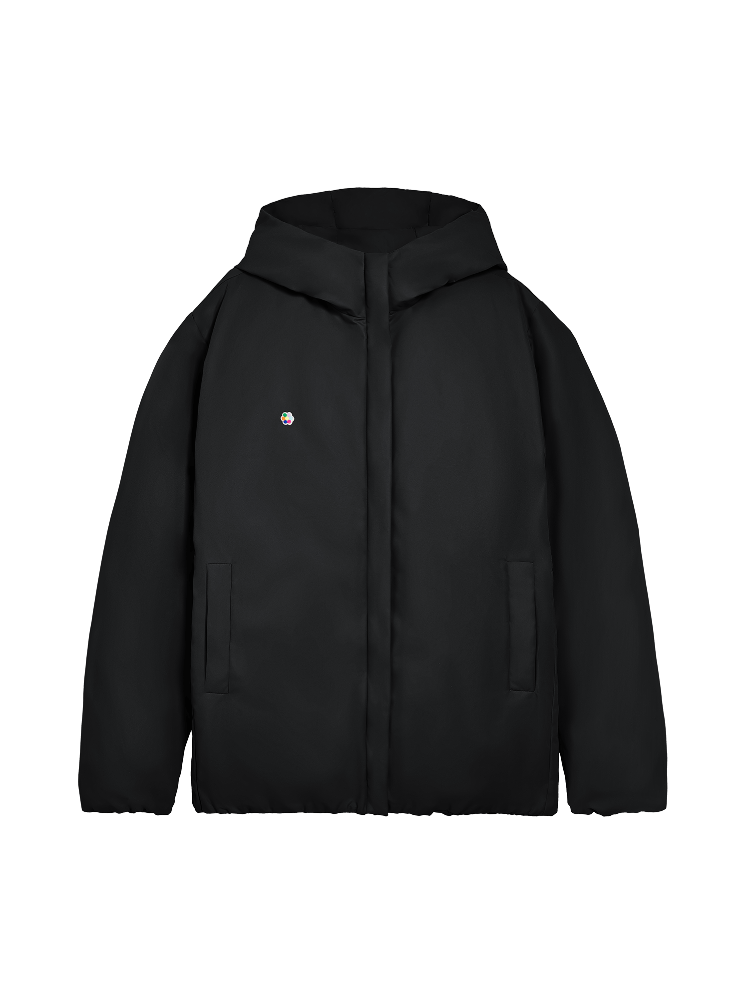 FLWRDWN Short Reversible Jacket—black-packshot-3