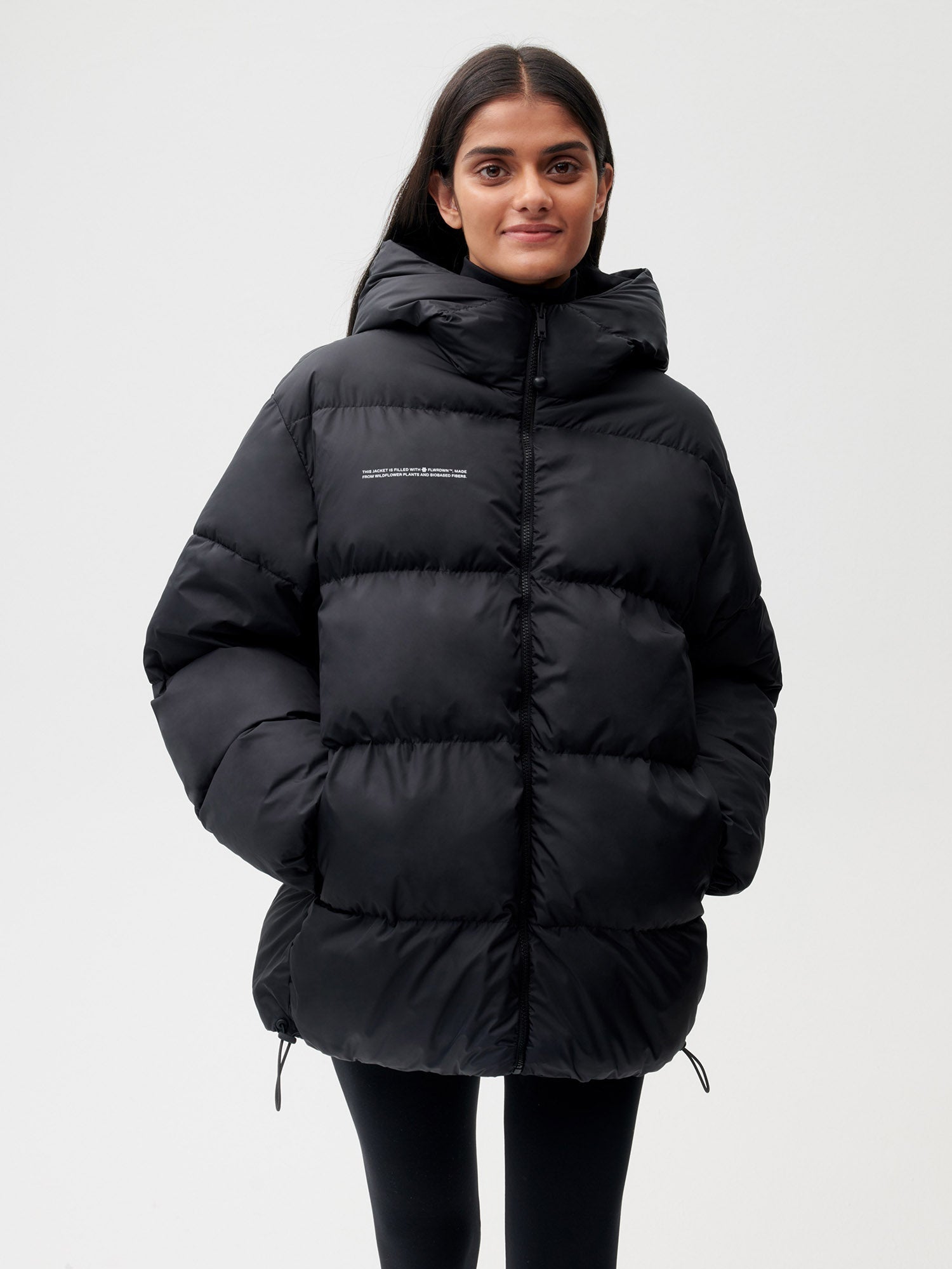 HW Flwrdwn Short Reversible Jacket Black Female