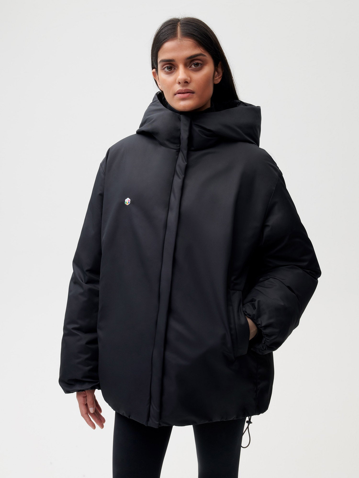 HW Flwrdwn Short Reversible Jacket Black Female