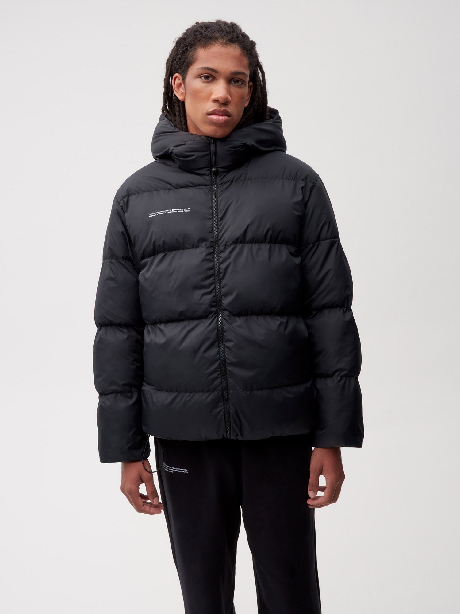 HW Flwrdwn Short Reversible Jacket Black Male
