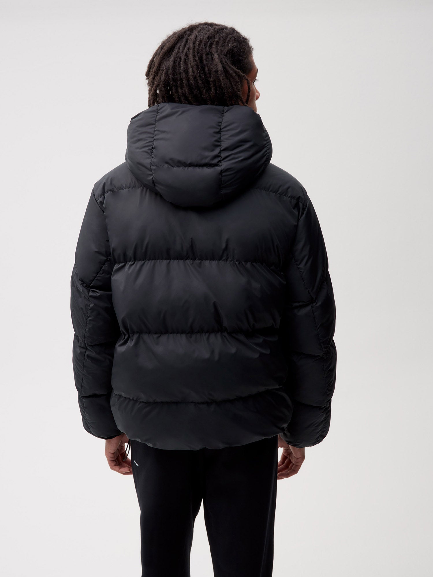 HW Flwrdwn Short Reversible Jacket Black Male