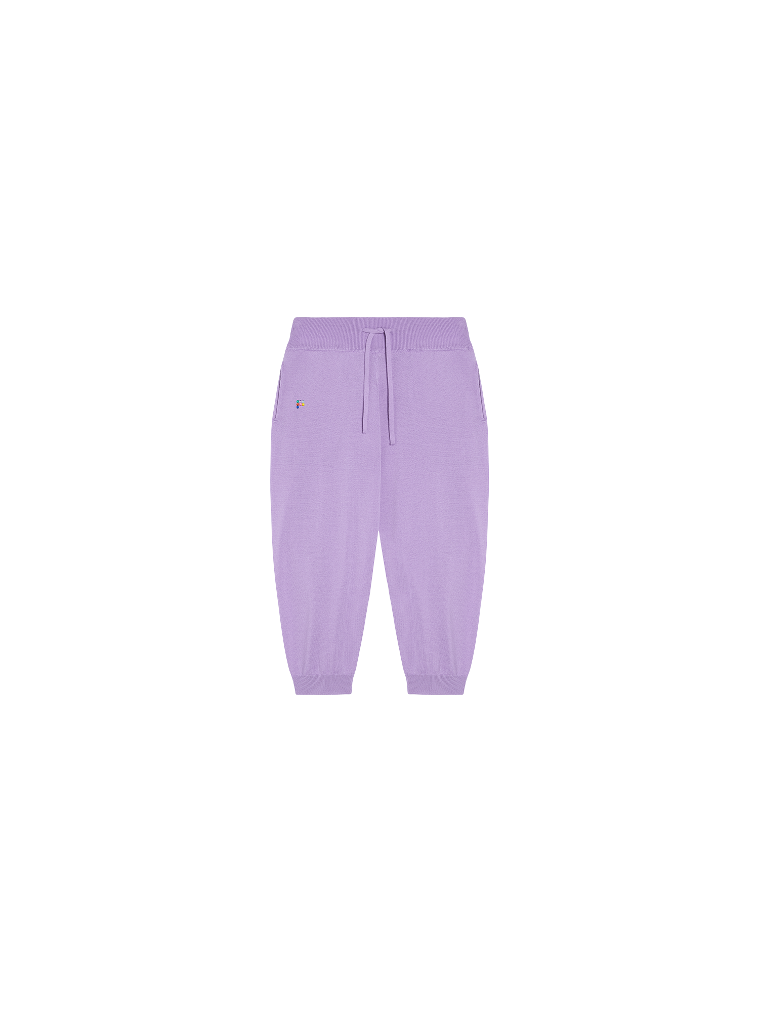Kids Merino Wool Track Pants—orchid purple-packshot-3