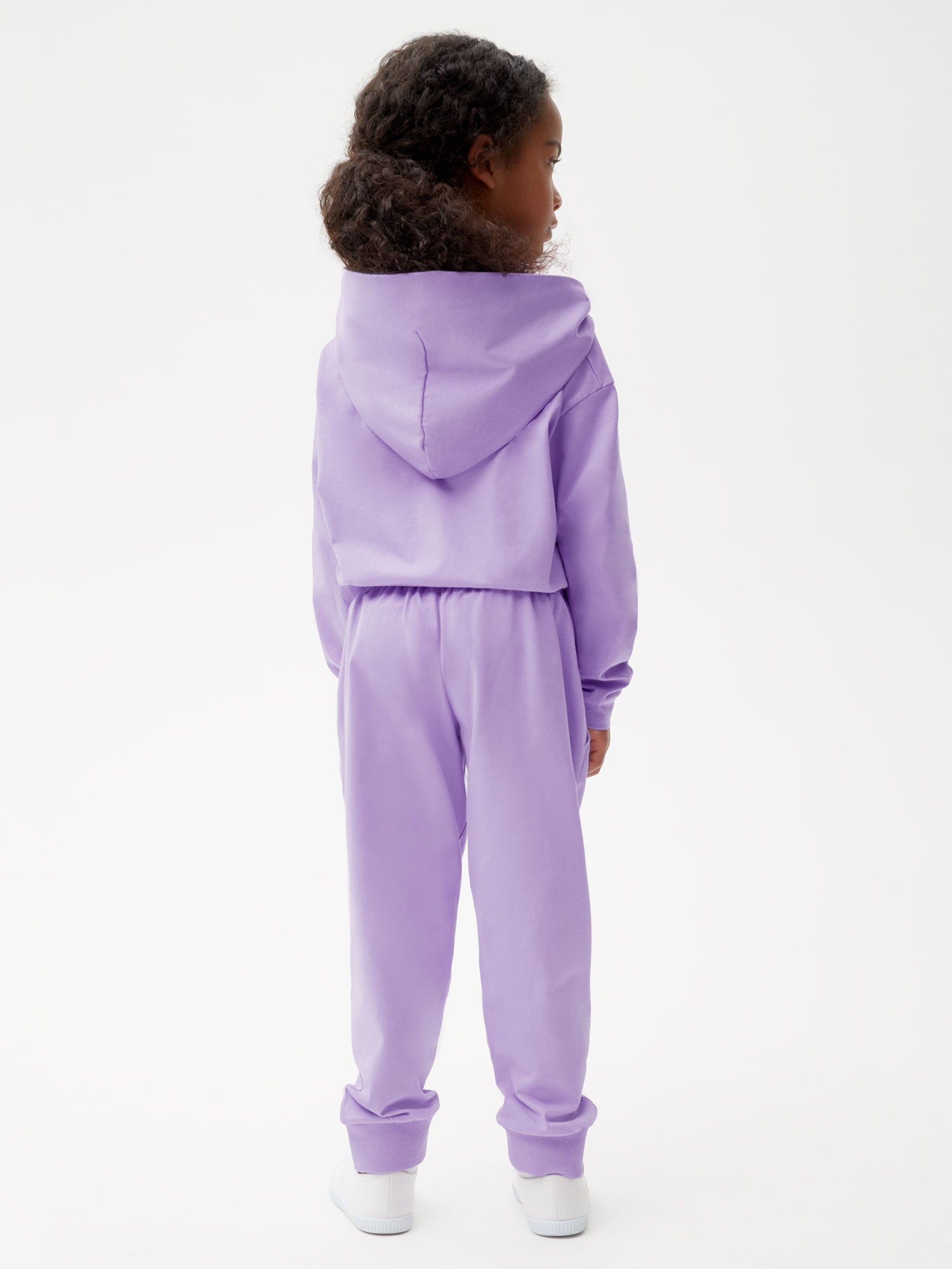 Kids Organic Cotton Pajama Trackpants PPRMINT Orchid Purple