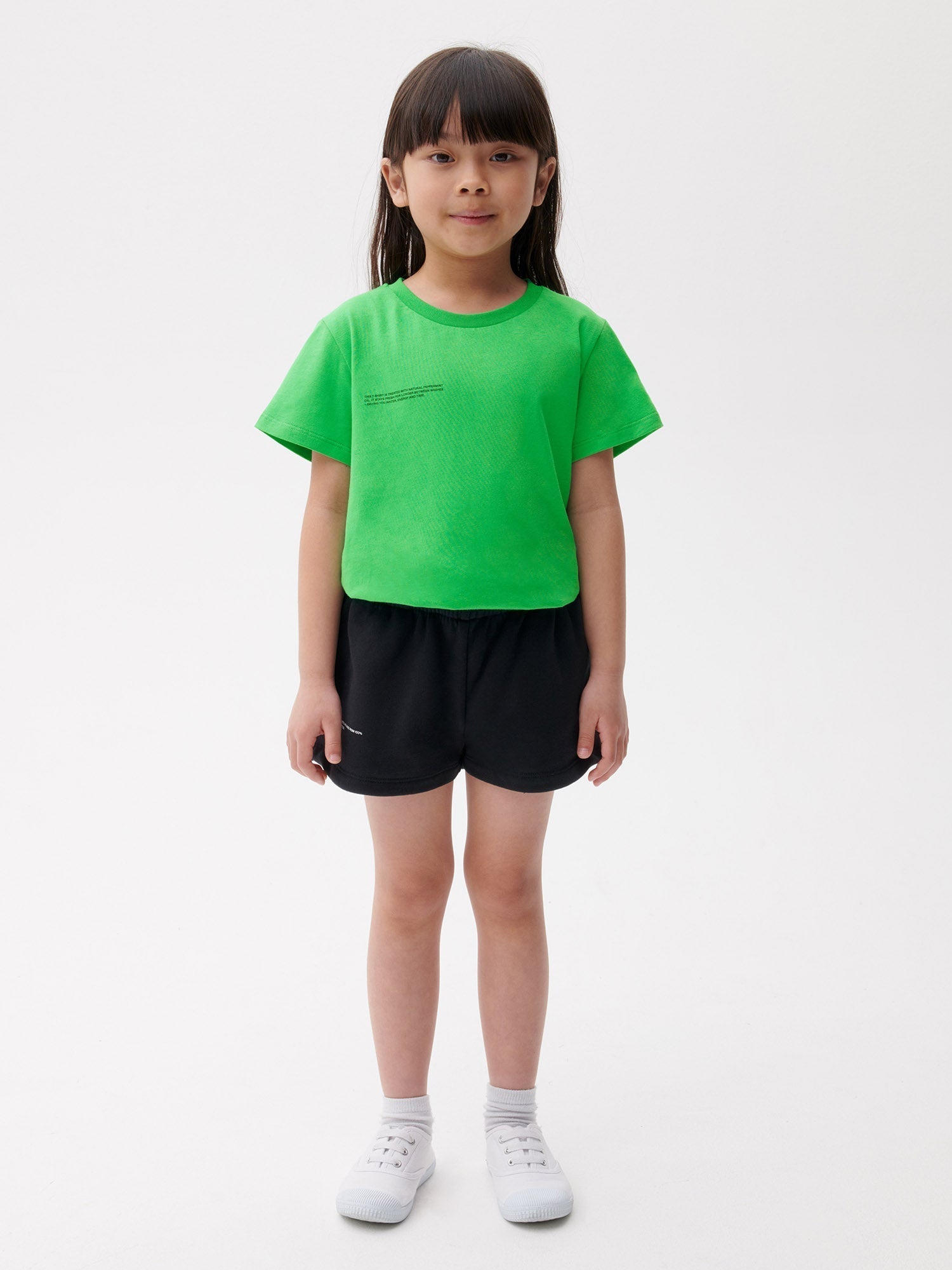 Kids Organic Cotton Shorts Black