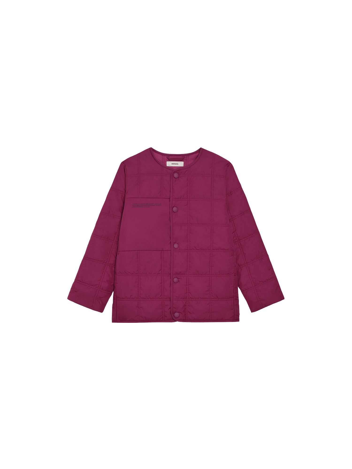 Kids-Recycled-Nylon-NW-Flwrdwn-Quilted-Collarless-Jacket-Plum-Purple-packshot-3